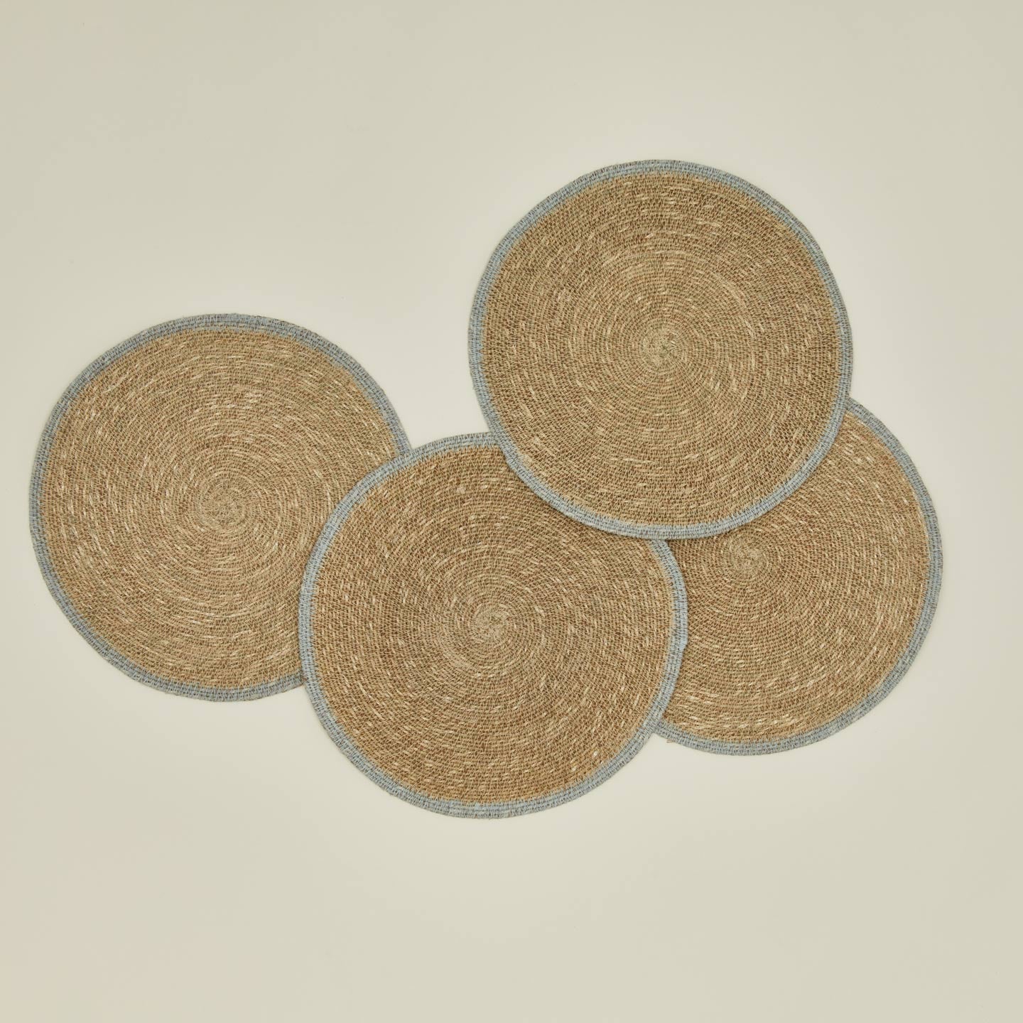 Essential Woven Placemat, Set of 4 - Sky - Image 3