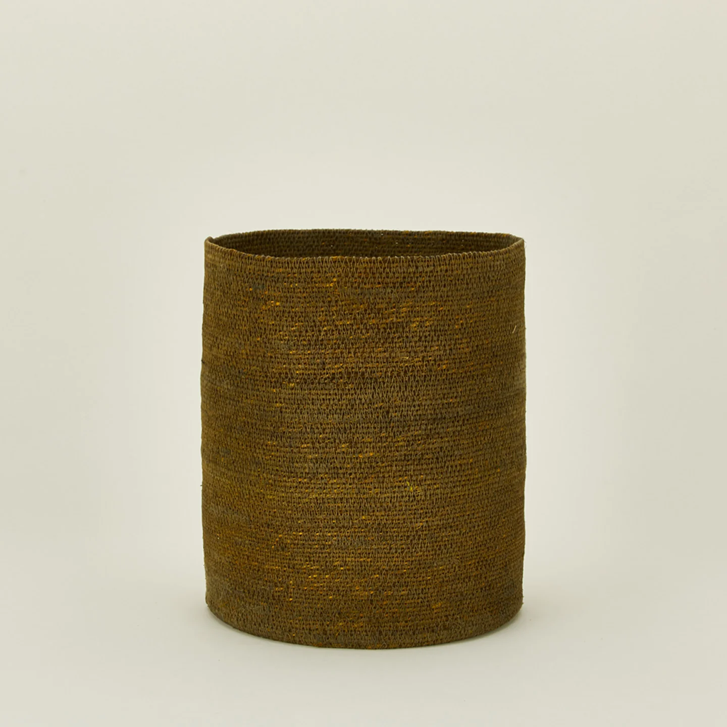 Essential Woven Wastebasket - Olive