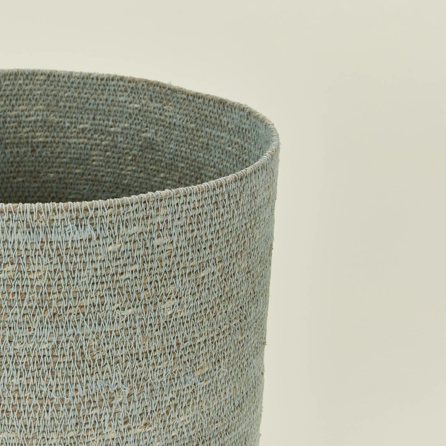 Essential Woven Wastebasket - Sky - Image 3