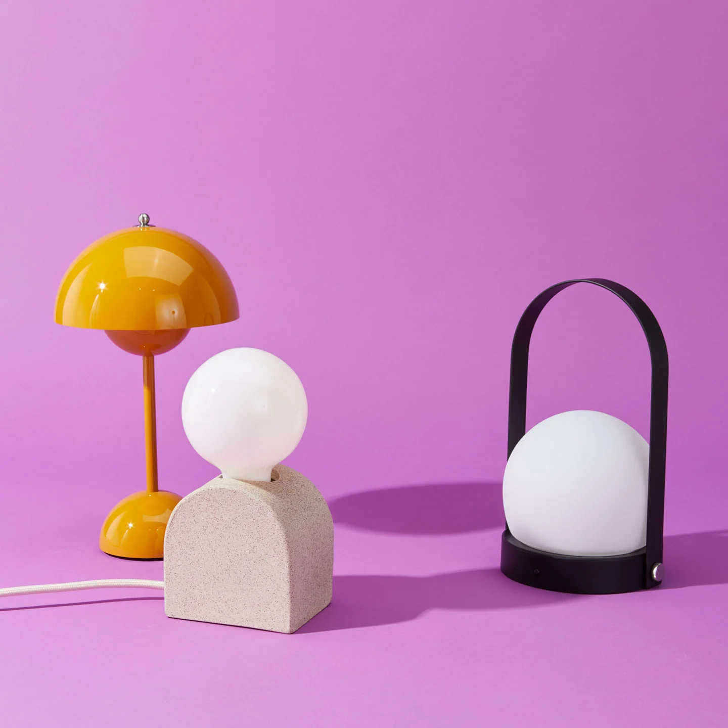 Flowerpot Portable Lamp - Mustard - Image 4