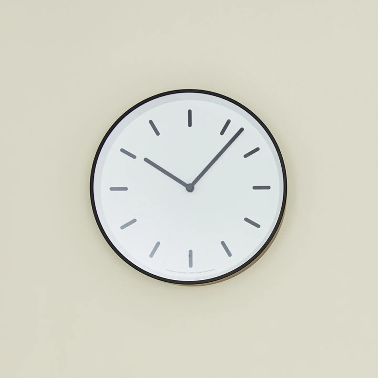 Graphic Wall Clock - Black