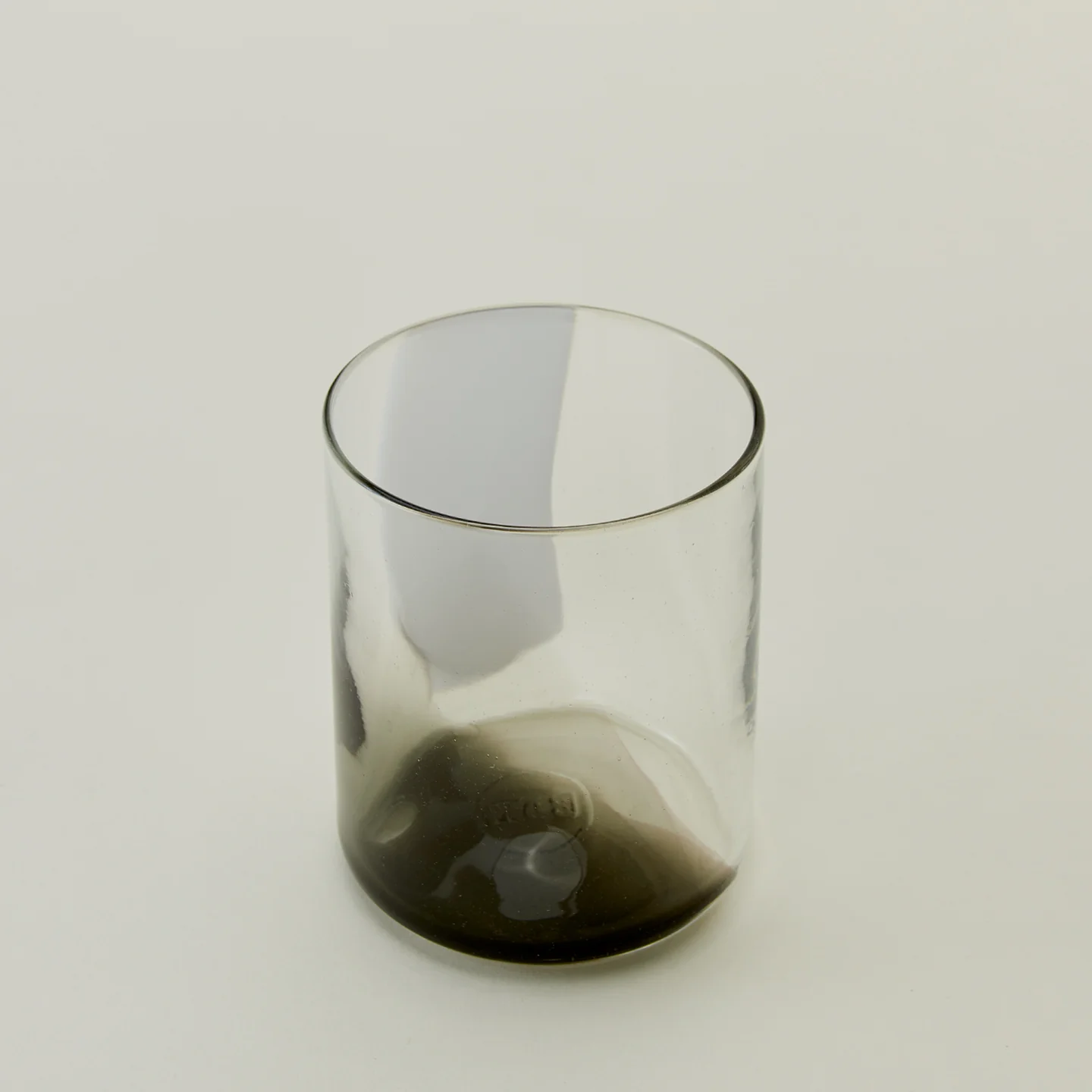 Hand Blown Tumbler - White/Grey - Image 3