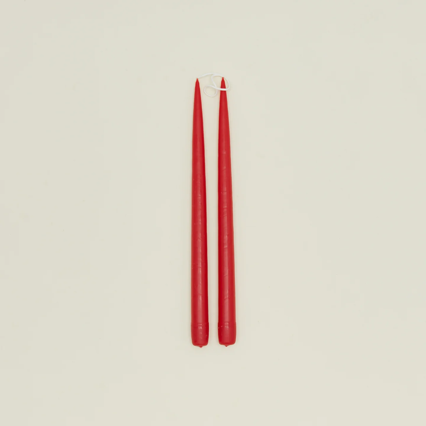 Hand Dipped Taper Set - Red