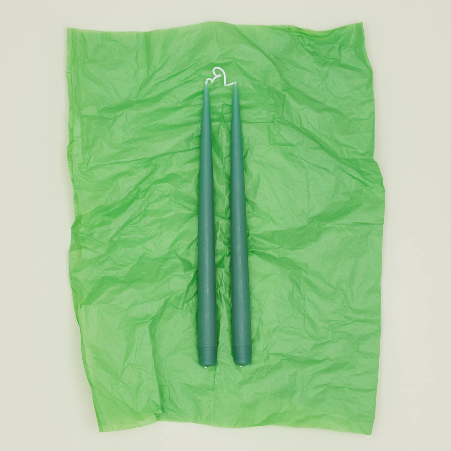 Hand Dipped Taper Set  - Sage - Image 2
