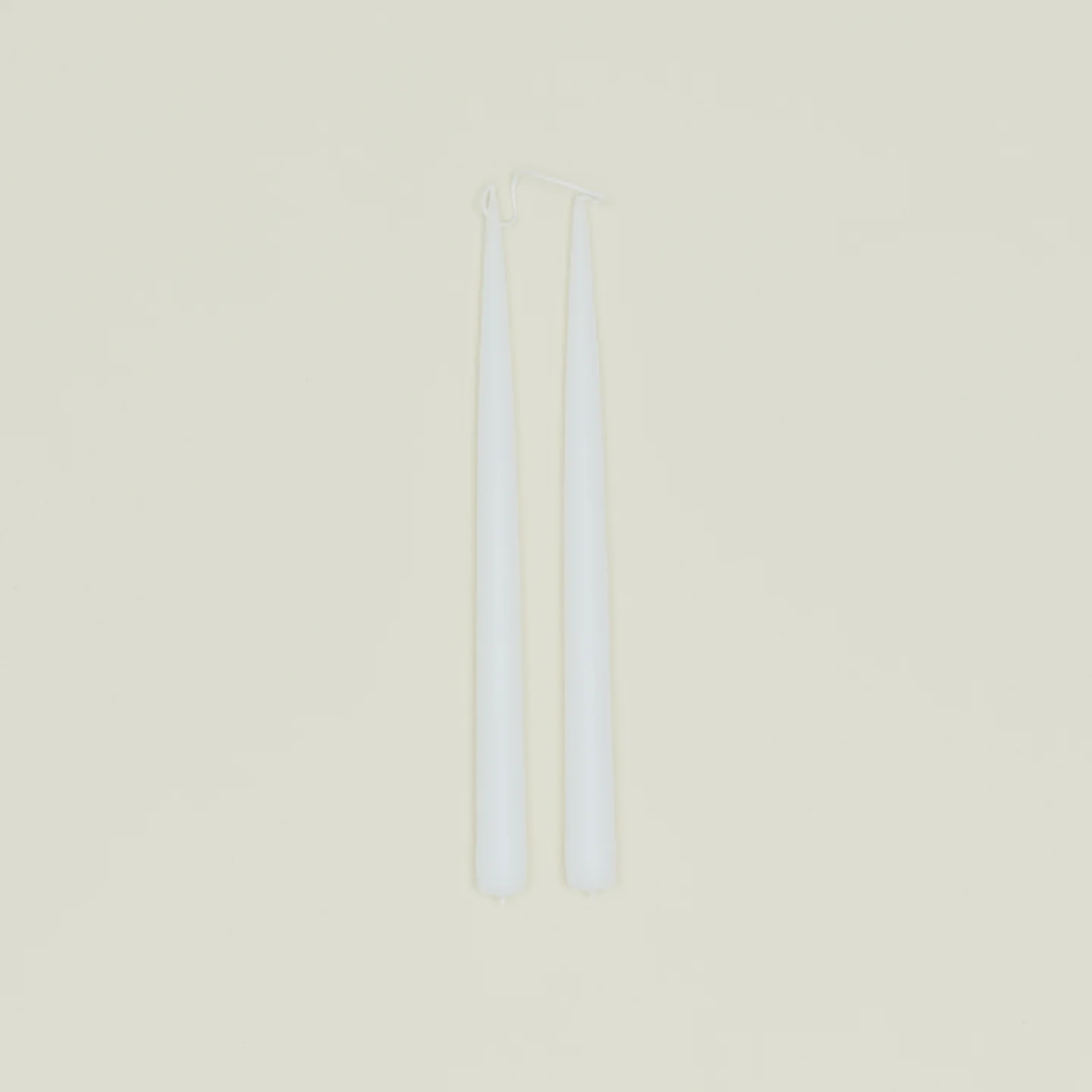 Hand Dipped Taper Set  - White