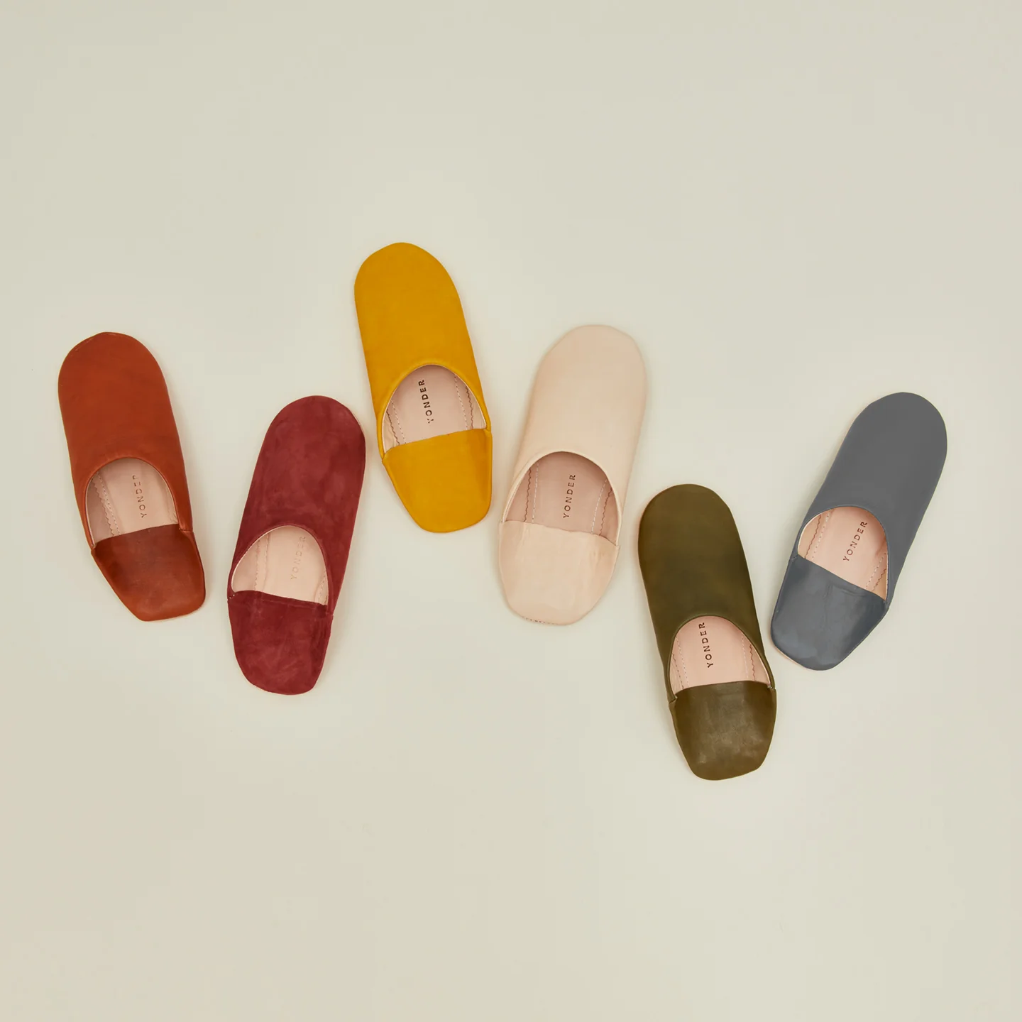 Handmade Leather Slippers - Grey - Image 4