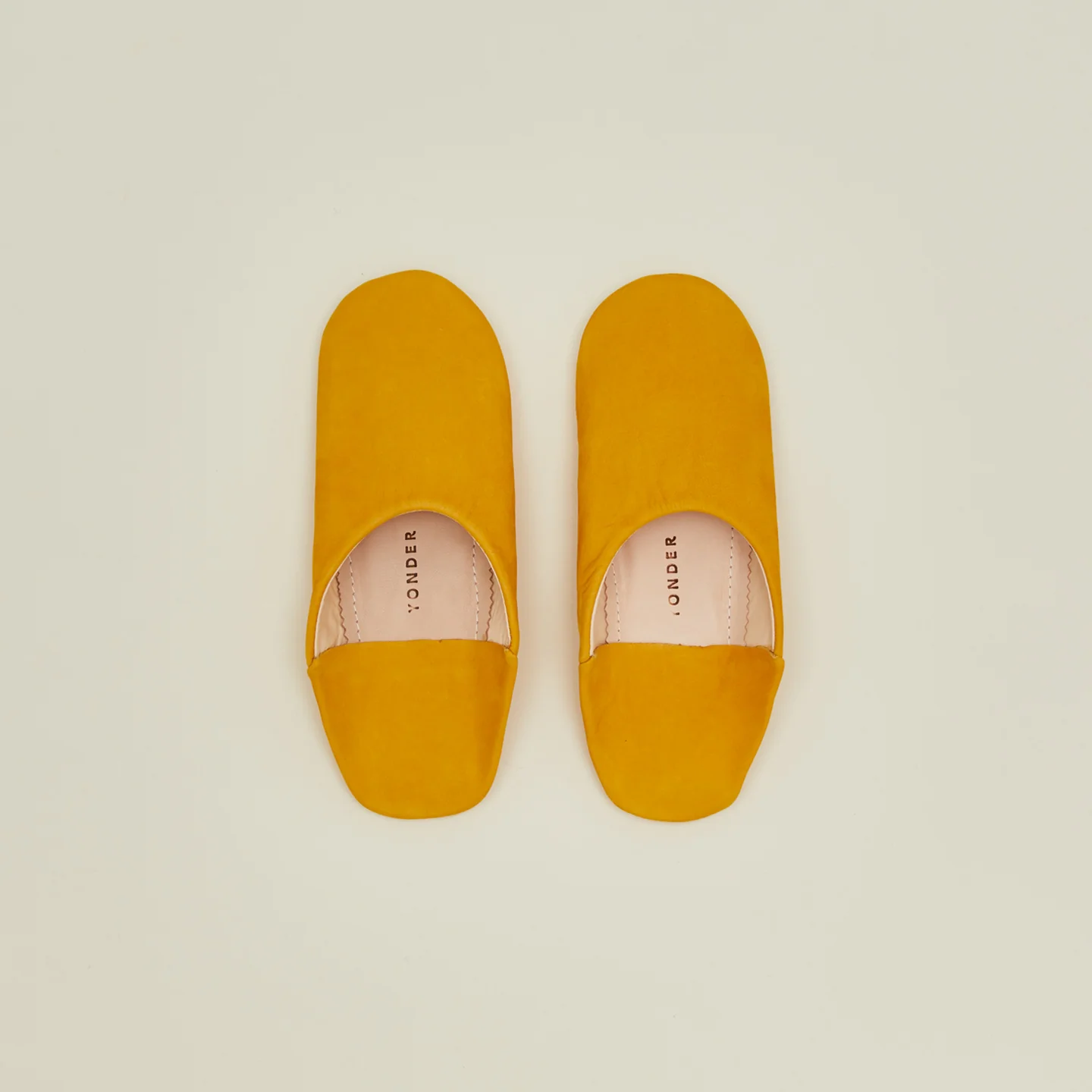 Handmade Leather Slippers - Honey
