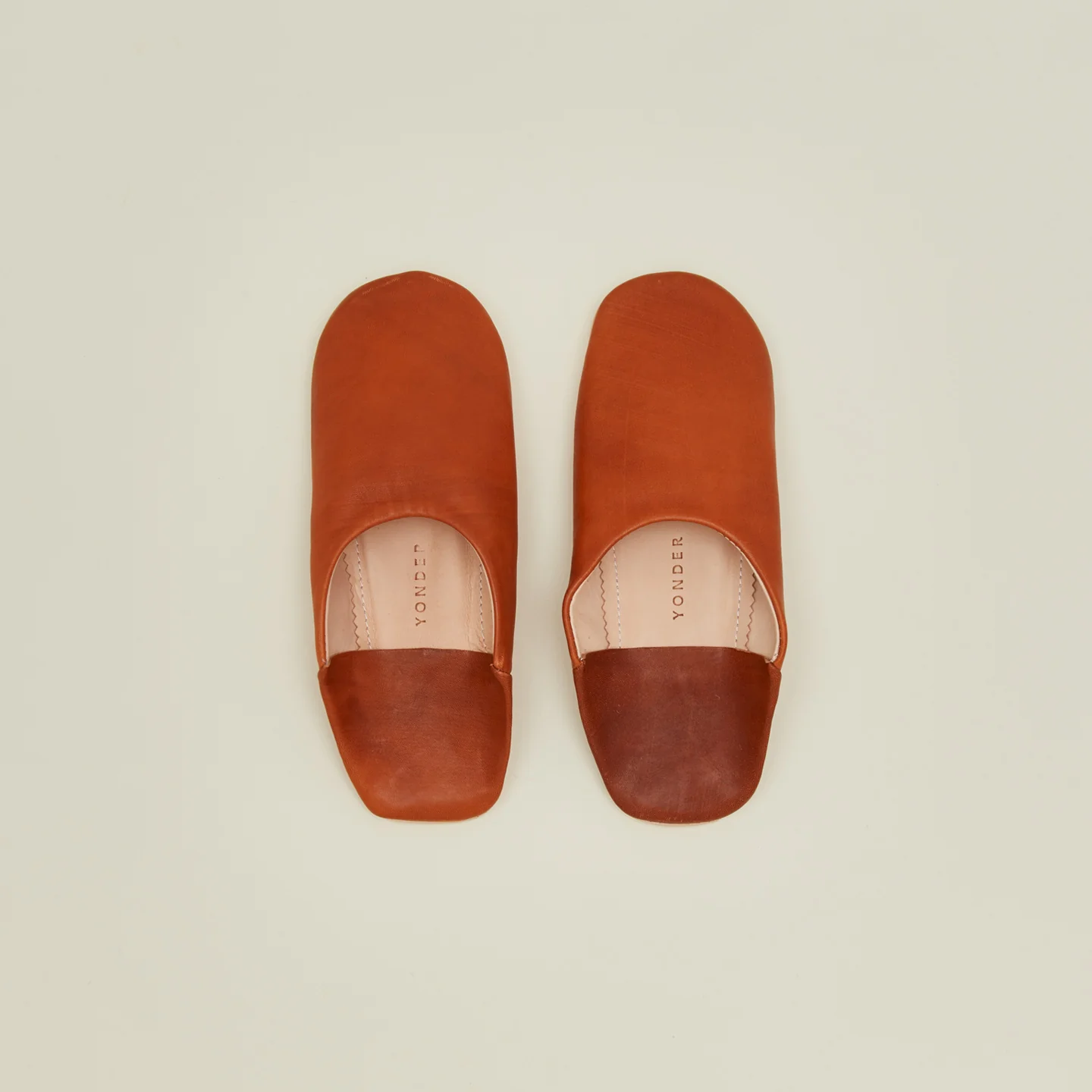 Handmade Leather Slippers - Toffee