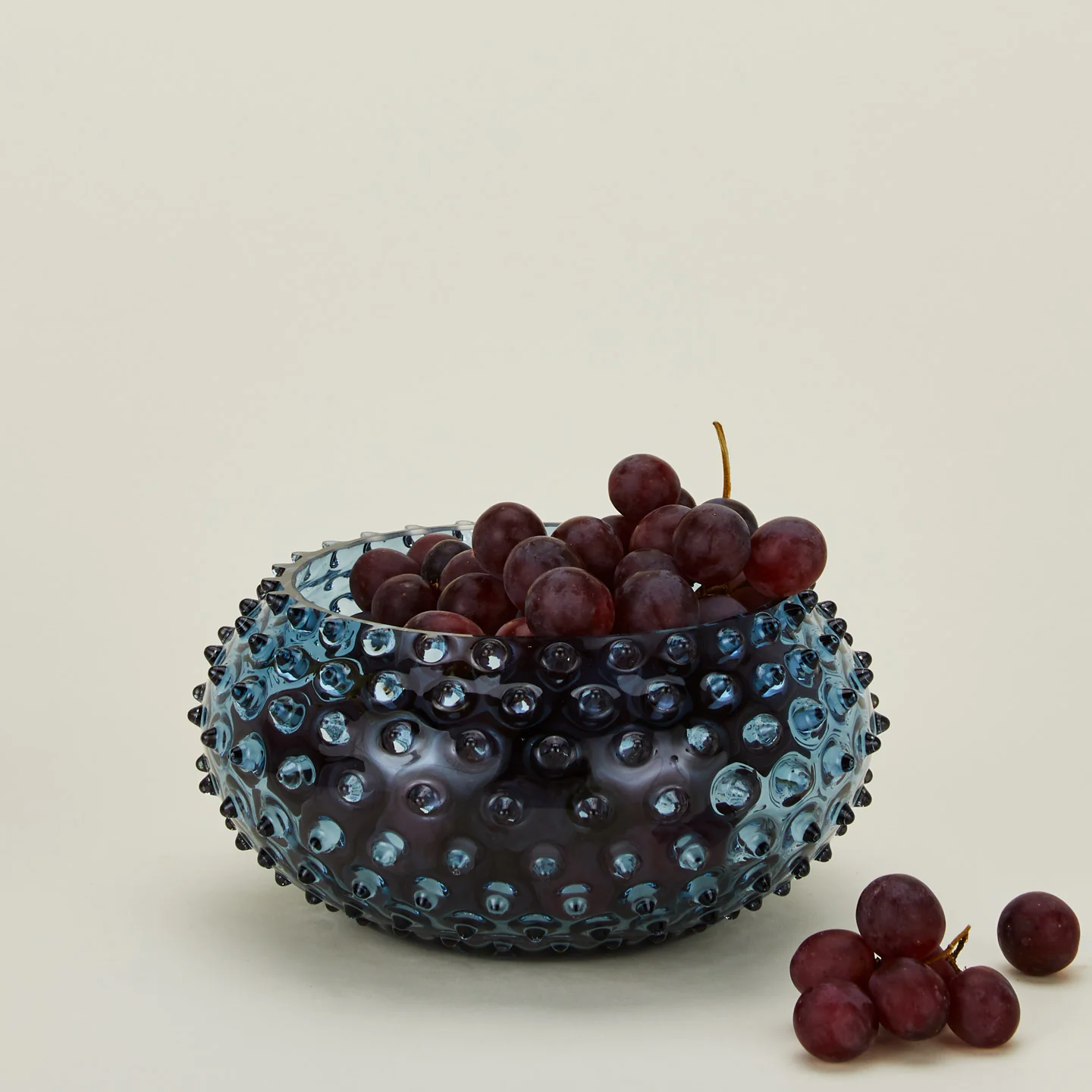 Hobnail Serving Bowl - Blue - Image 2