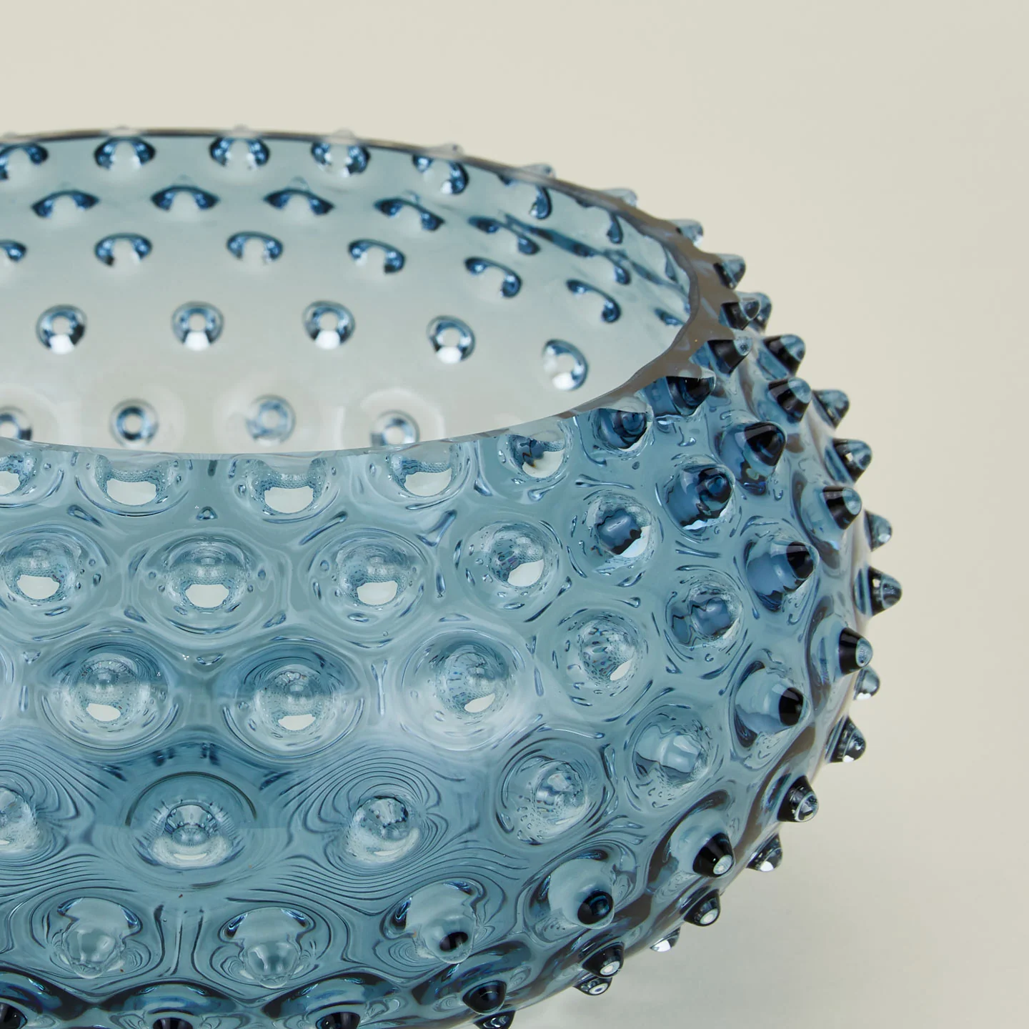 Hobnail Serving Bowl - Blue - Image 3