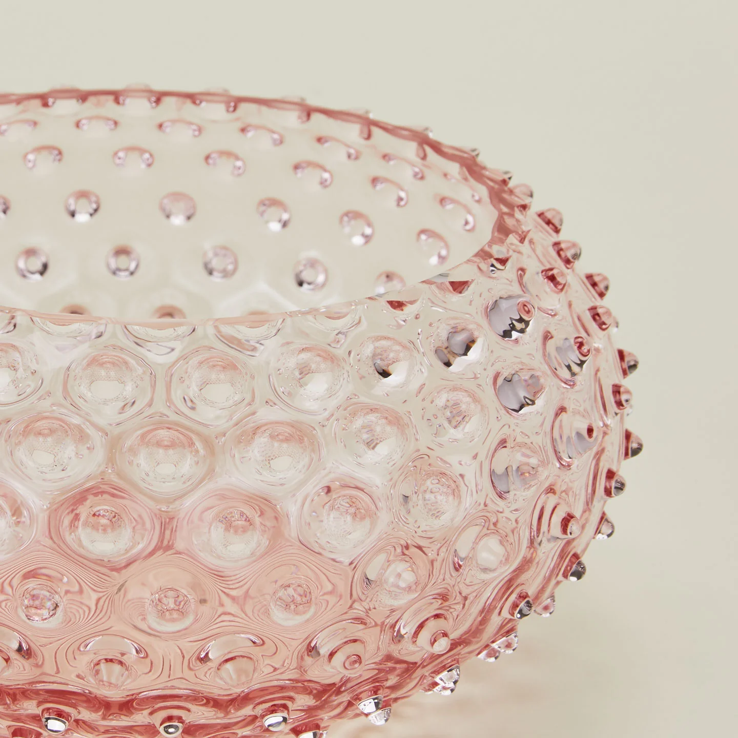 Hobnail Serving Bowl - Blush - Image 3