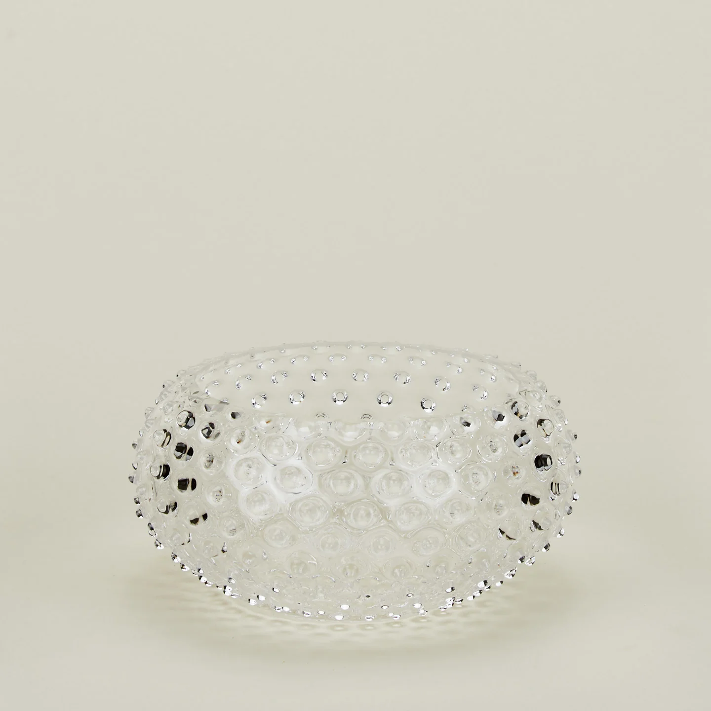Hobnail Serving Bowl - Clear