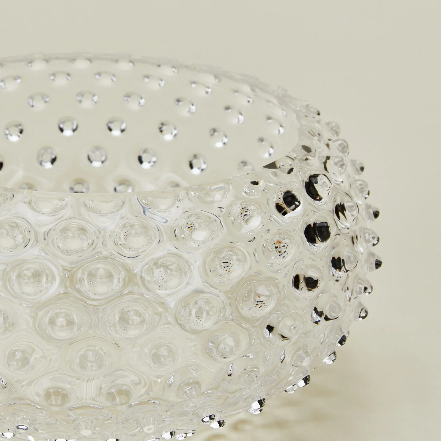 Hobnail Serving Bowl - Clear - Image 3