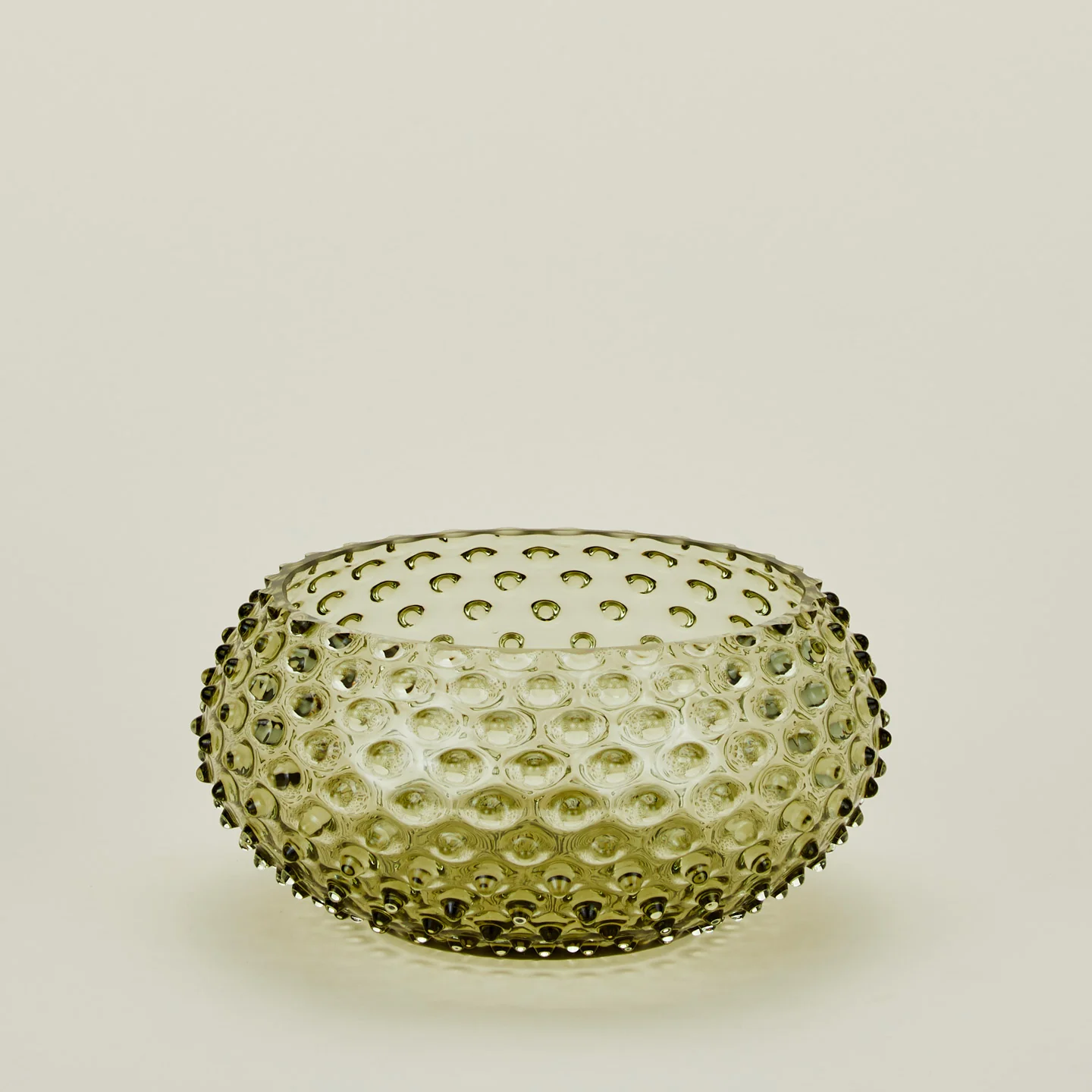 Hobnail Serving Bowl - Olive