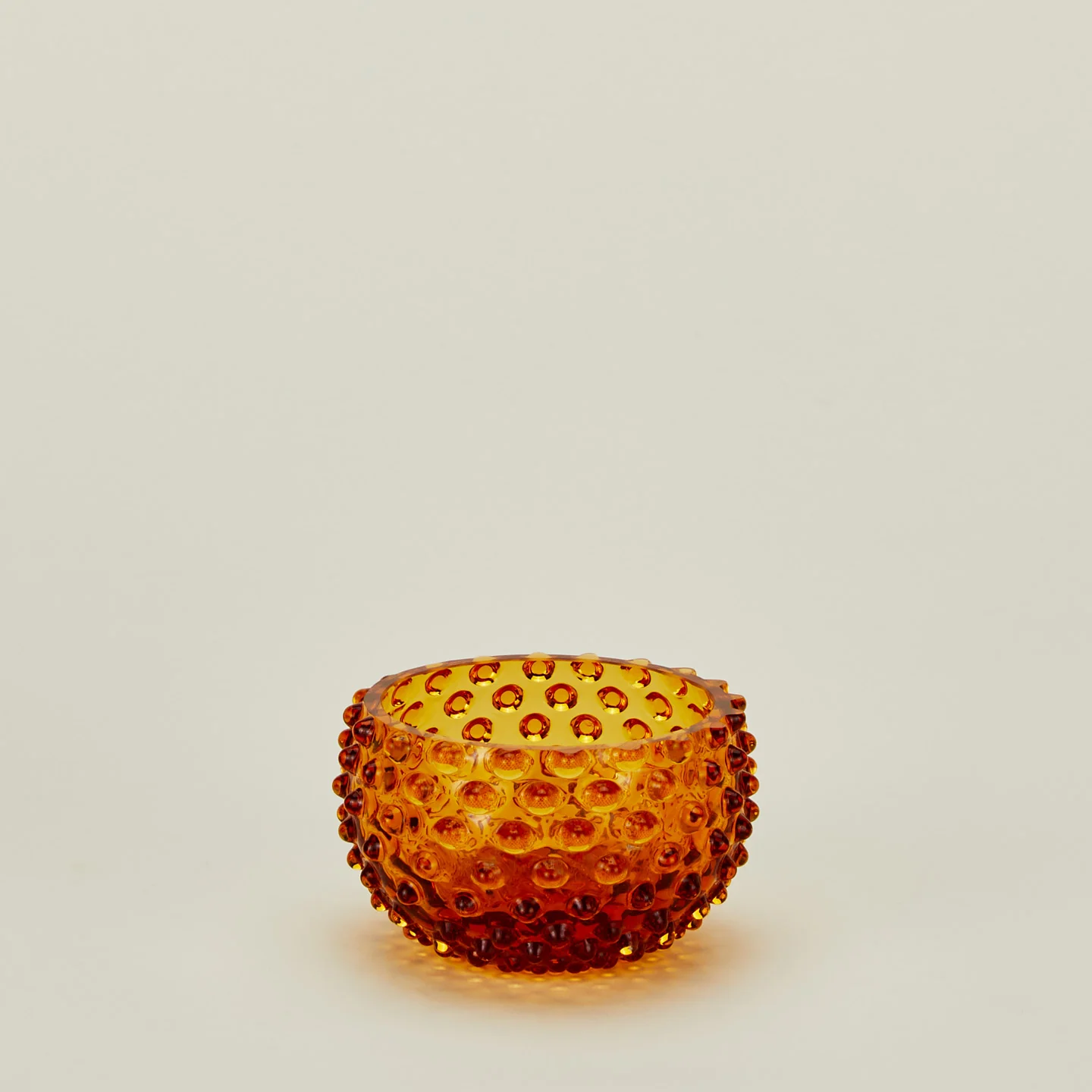 Hobnail Tapas Bowl - Amber