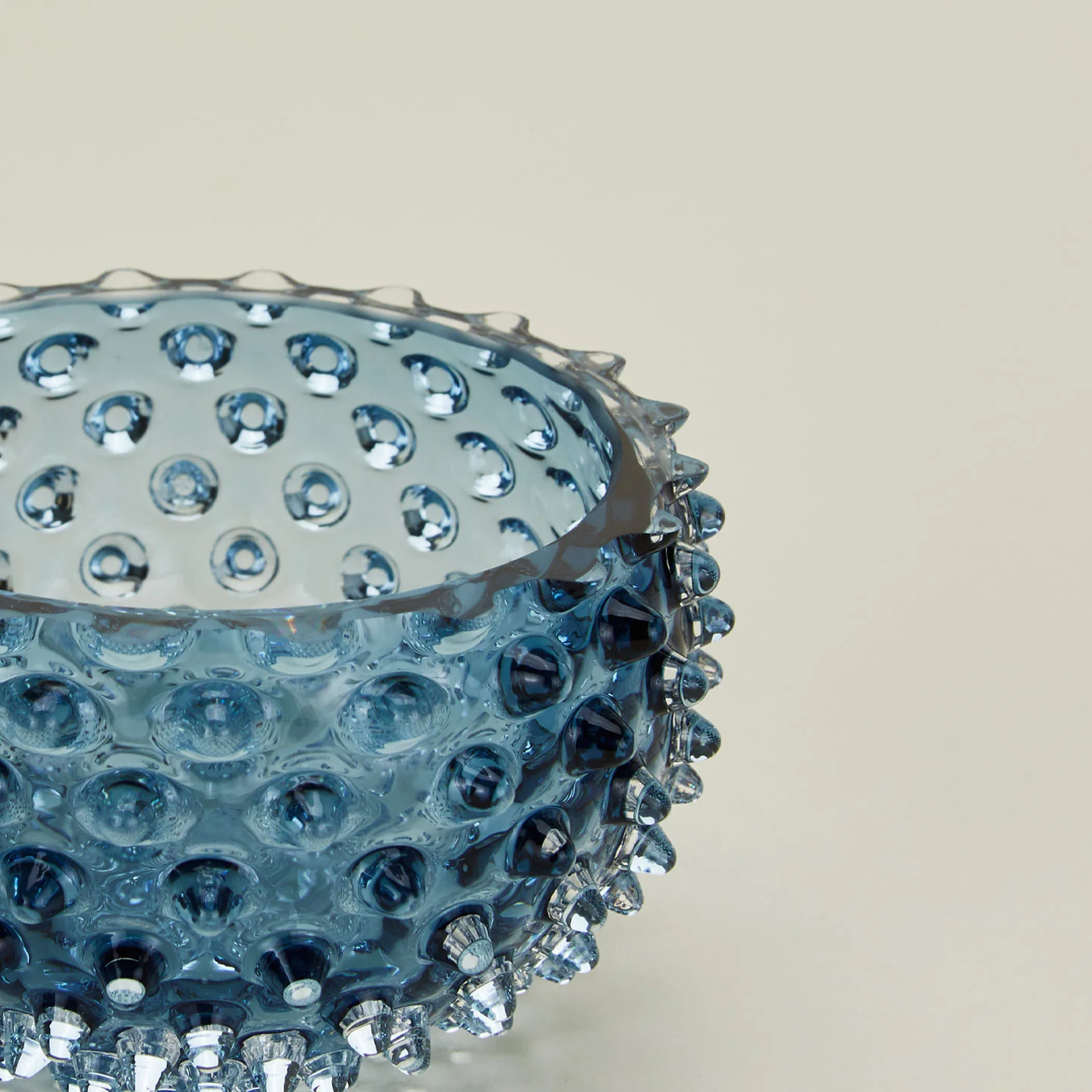 Hobnail Tapas Bowl - Blue - Image 3