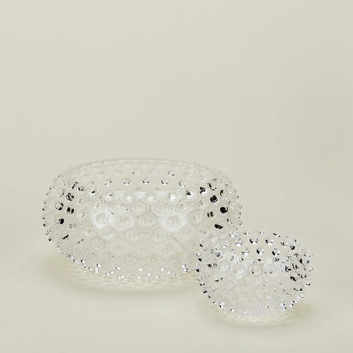 Hobnail Tapas Bowl - Clear - Image 4