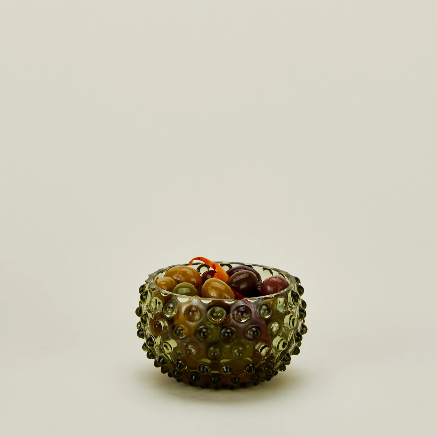 Hobnail Tapas Bowl - Olive - Image 2