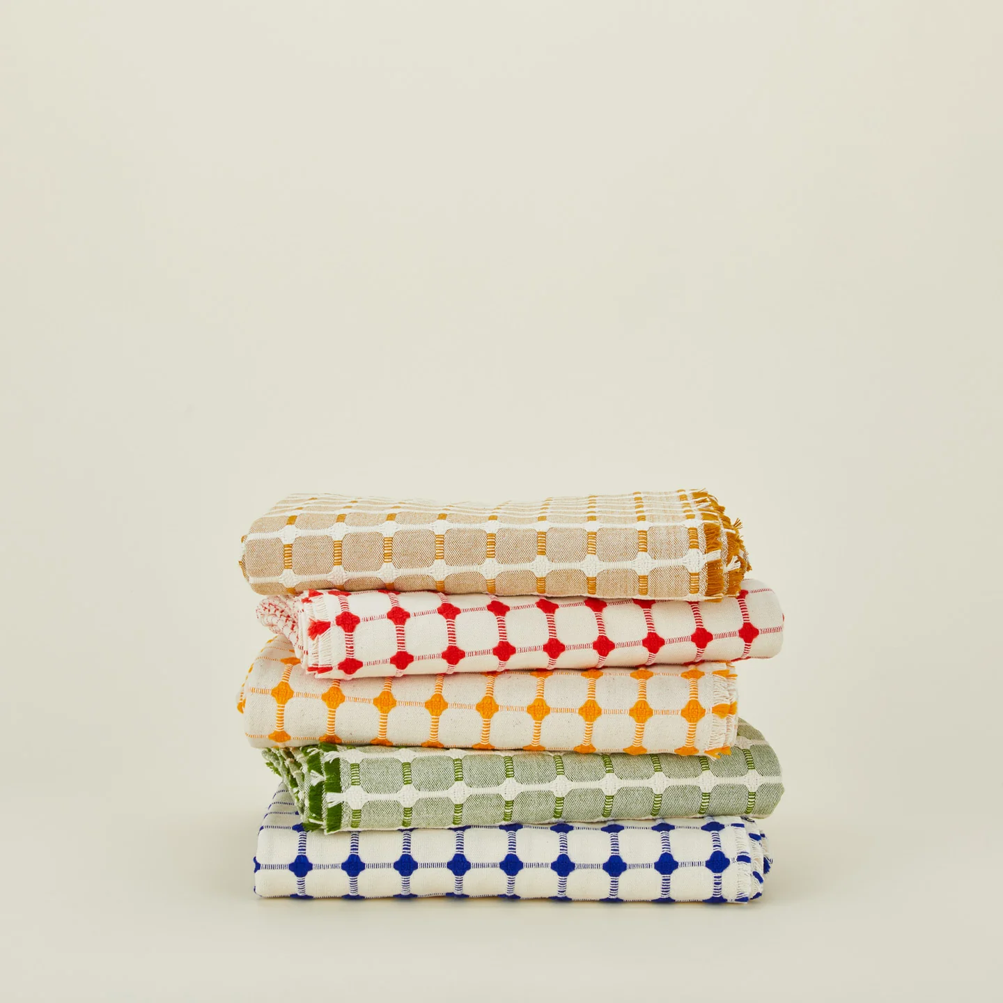 Hopsack Fringed Tablecloth - Honey - Image 5