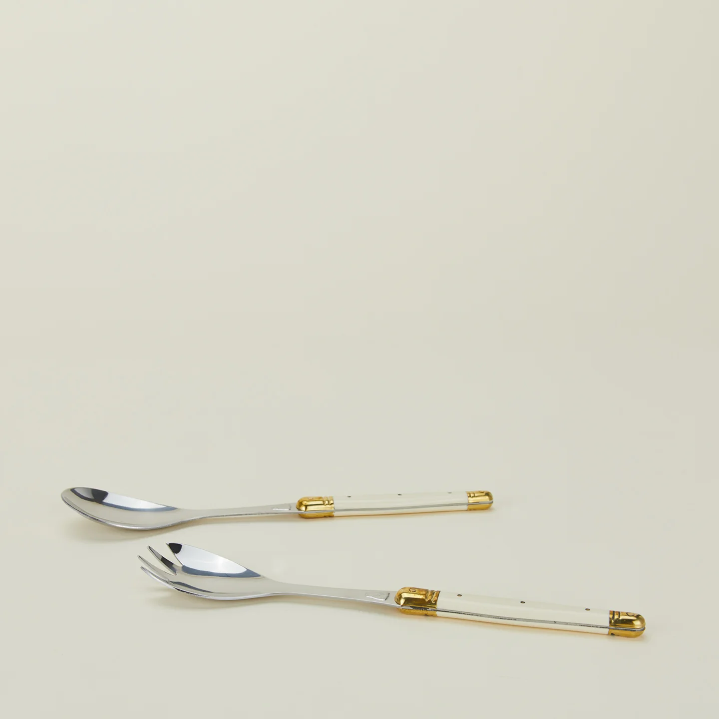Jean Dubost Salad Servers - Ivory - Image 3