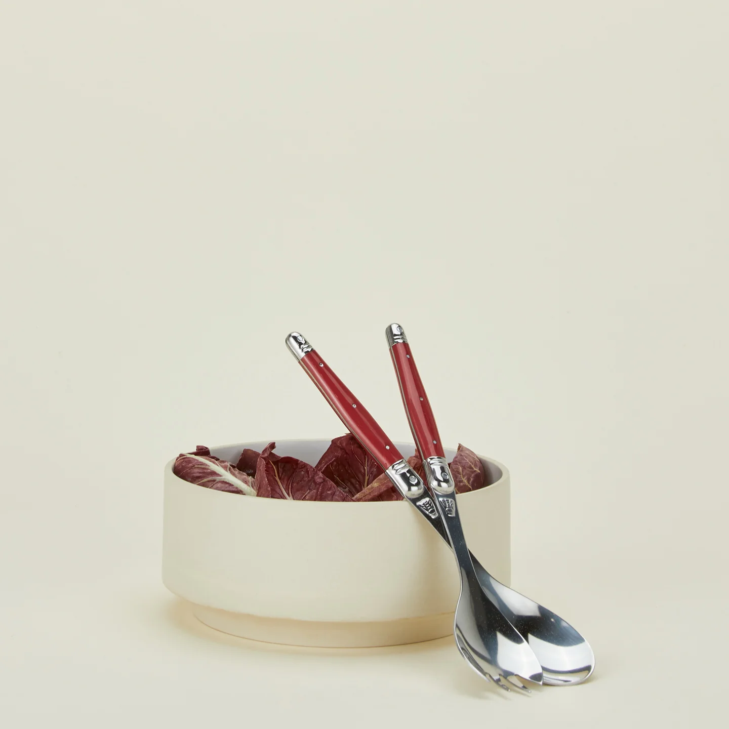 Jean Dubost Salad Servers - Red - Image 4