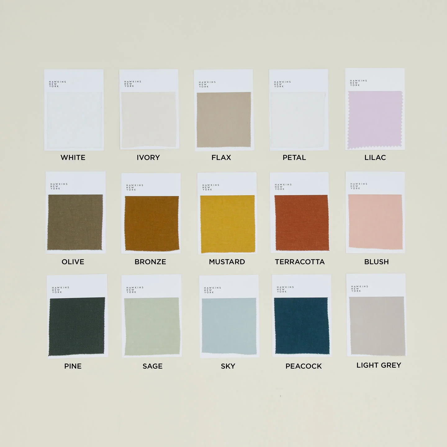 Simple Linen Swatch - Olive - Image 3
