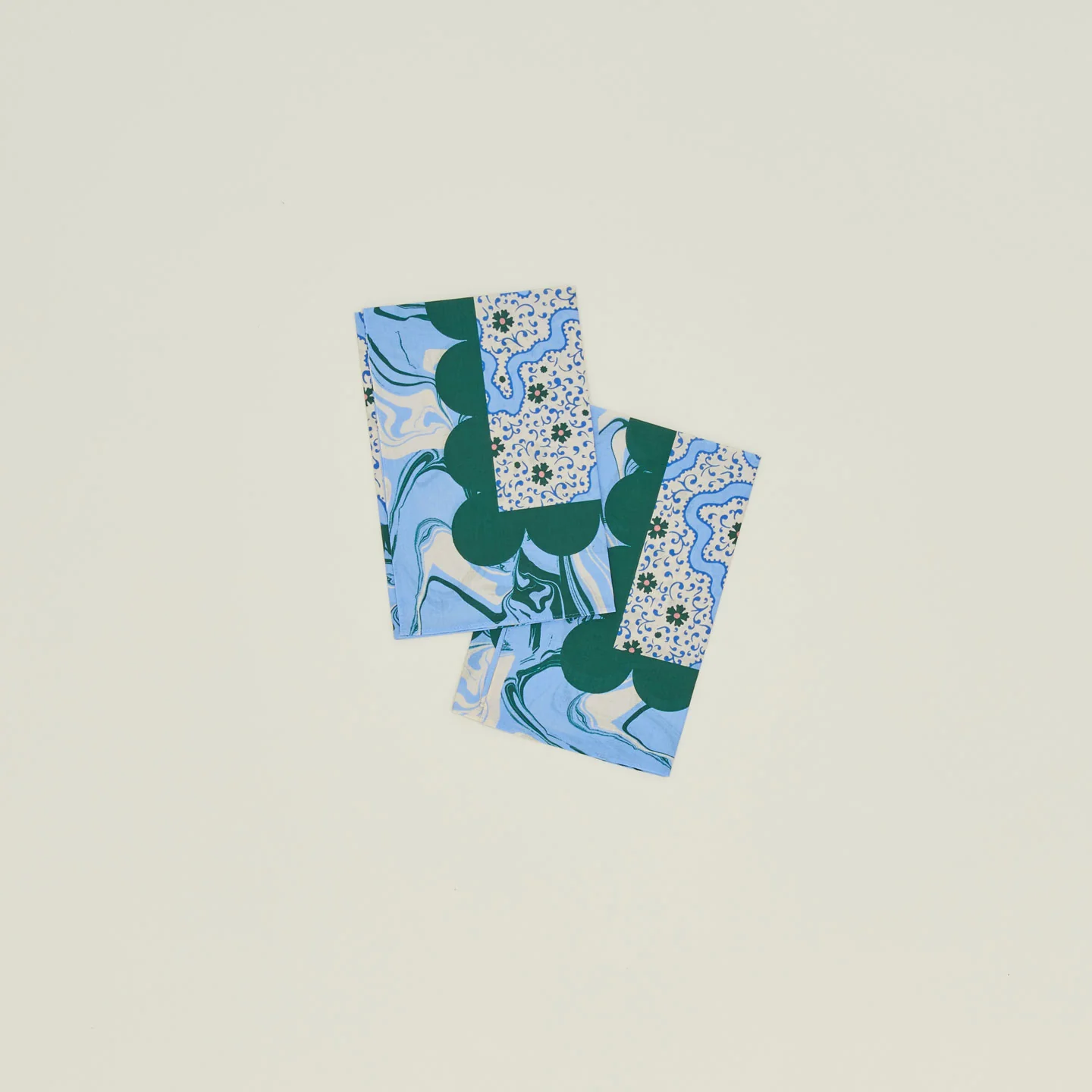 Mixed Floral Napkin, Set of 2 - Cornflower