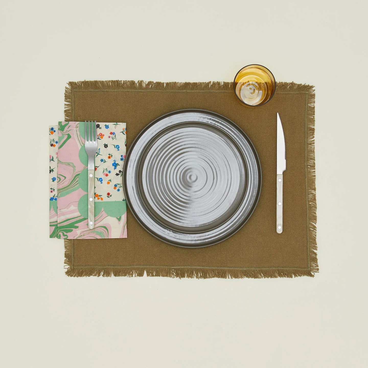 Mixed Floral Napkin, Set of 2 - Peony - Image 2