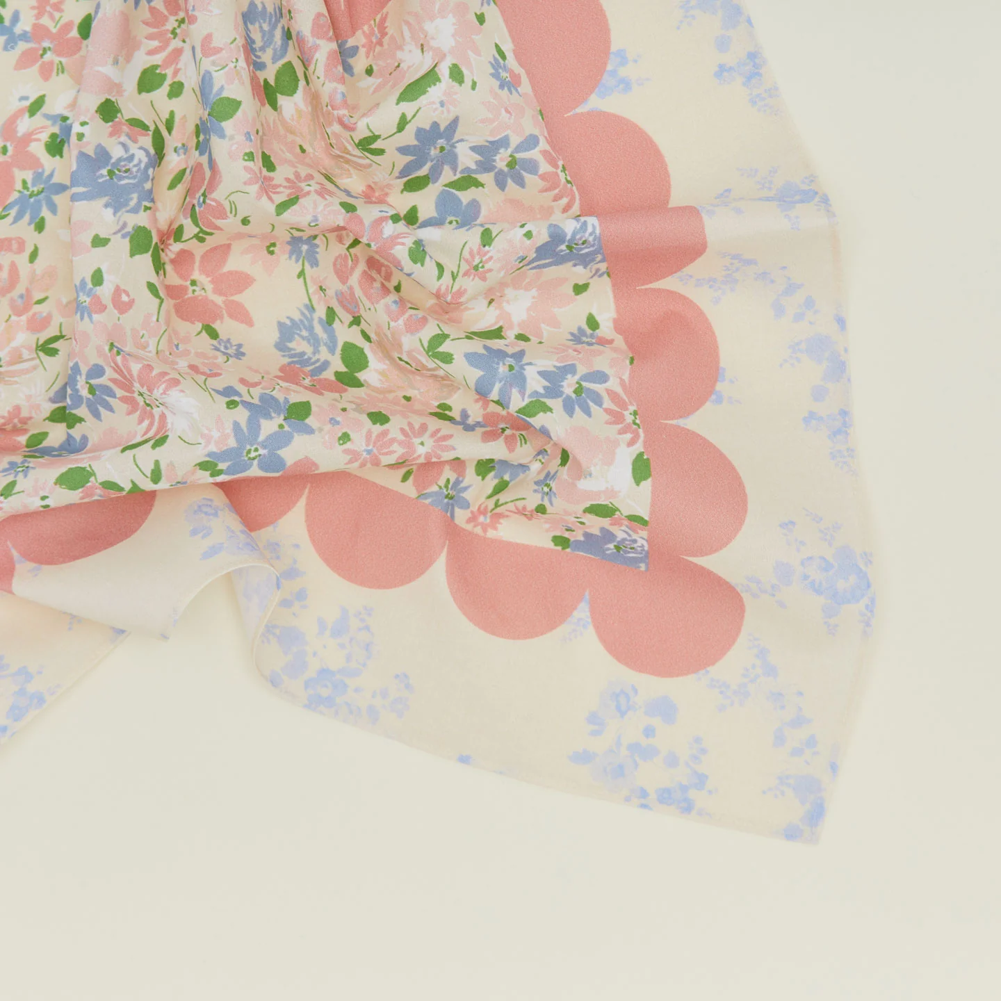 Mixed Floral Napkin, Set of 2 - Rose - Image 3