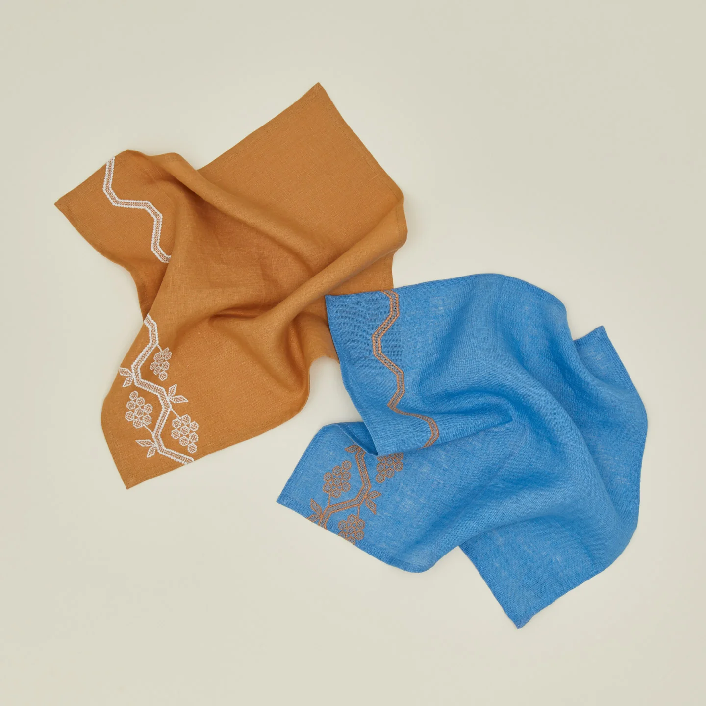 Napa Napkins, Set of 4 - Blue - Image 3