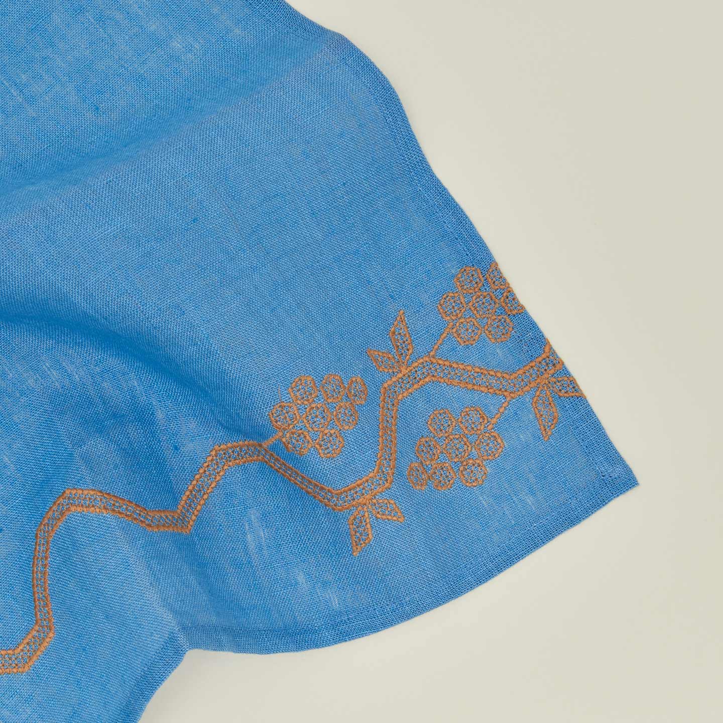 Napa Napkins, Set of 4 - Blue - Image 4
