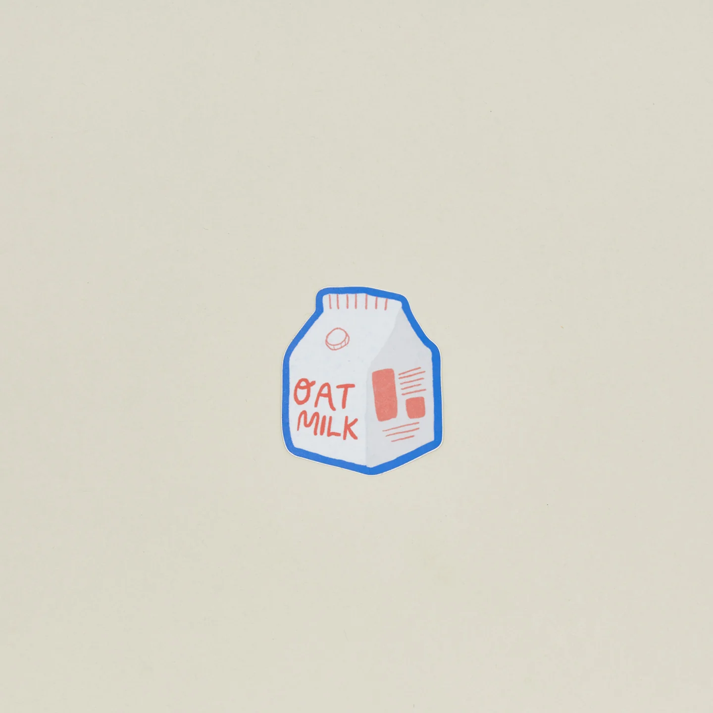 Oat Milk Vinyl Sticker - Image 2