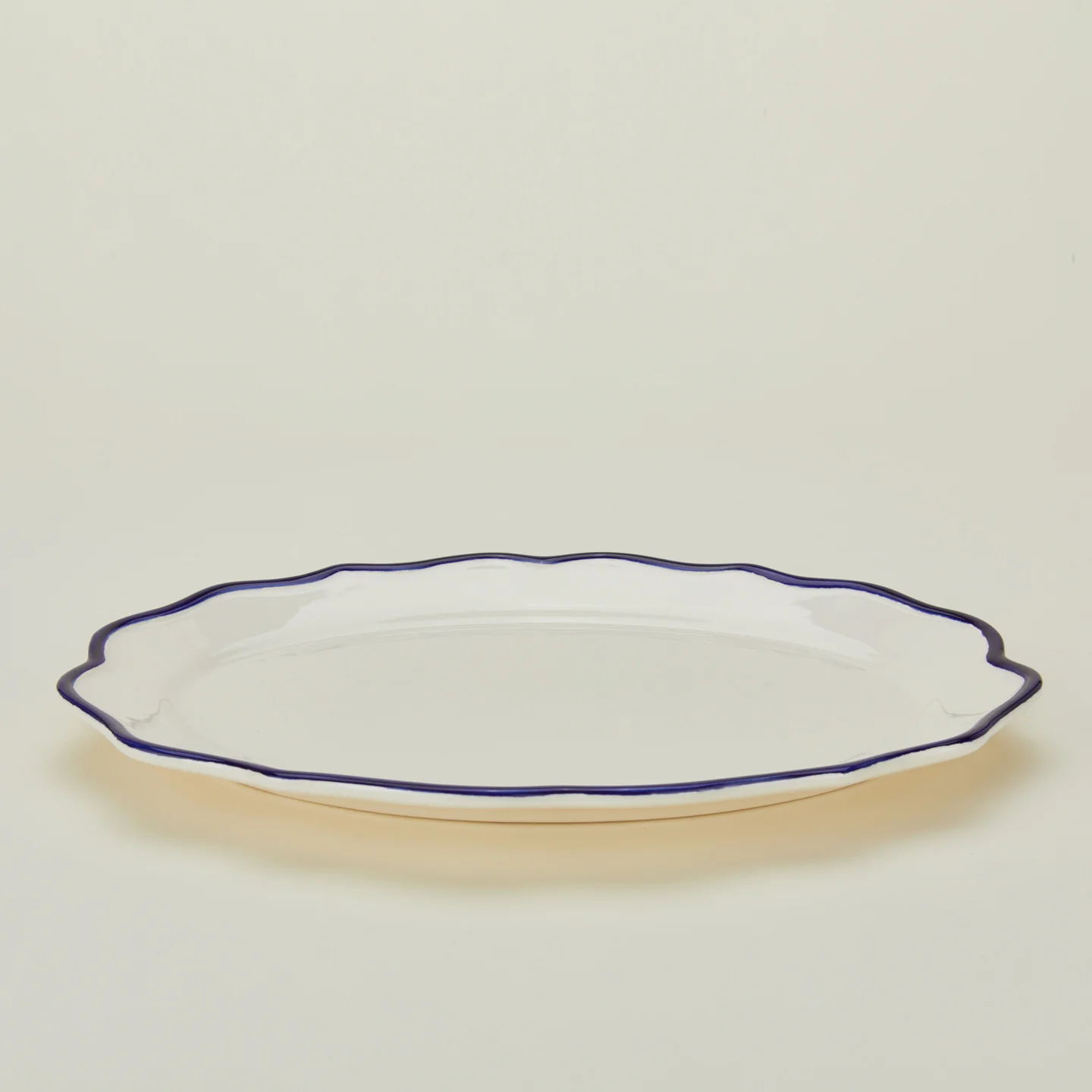 Ogee Edge Oval Platter - Blue - Image 4