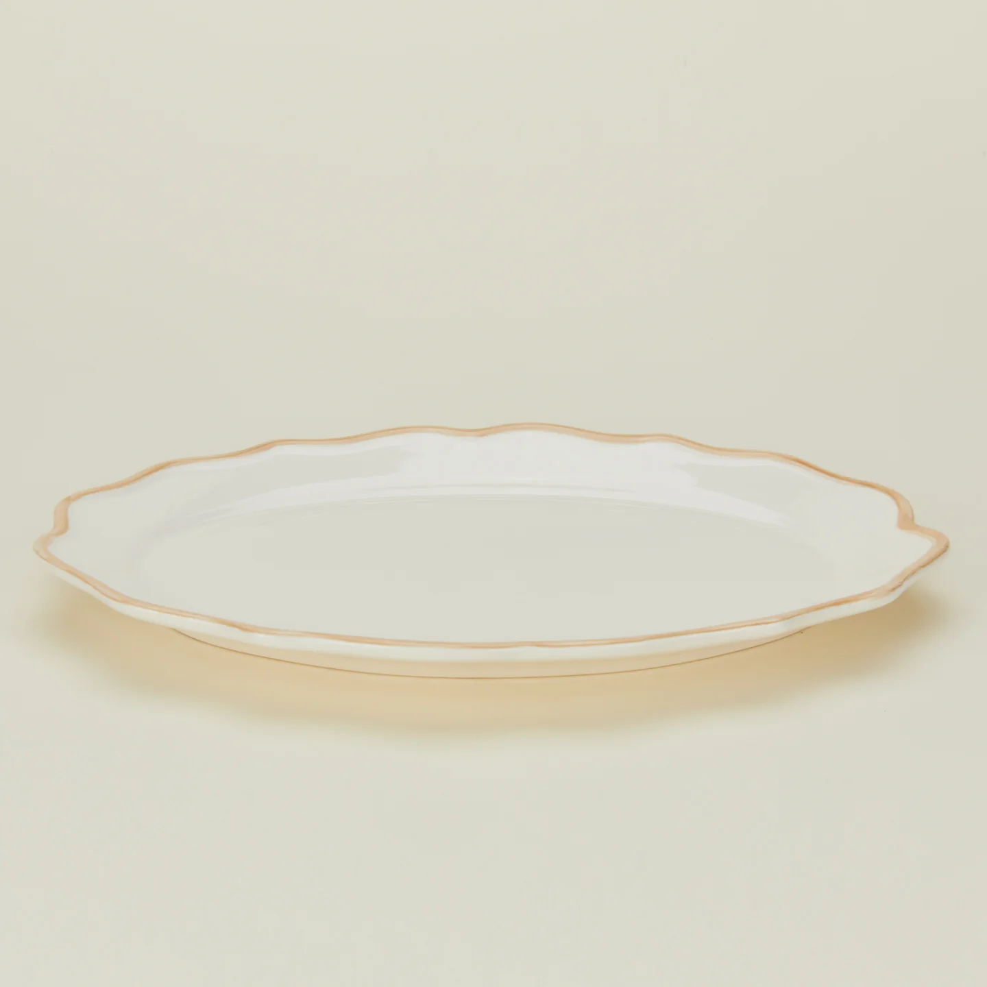 Ogee Edge Oval Platter - Latte - Image 4