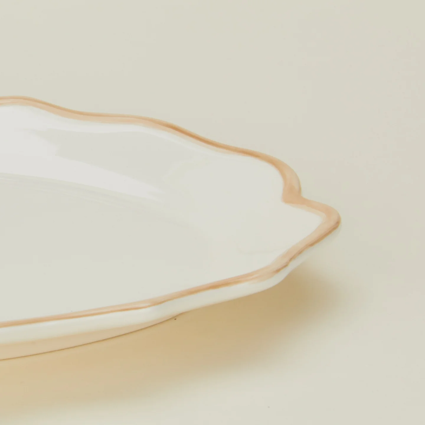 Ogee Edge Oval Platter - Latte - Image 5