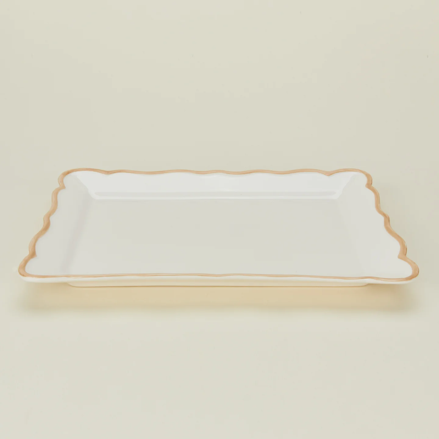 Ogee Edge Rectanglular Platter - Latte - Image 4