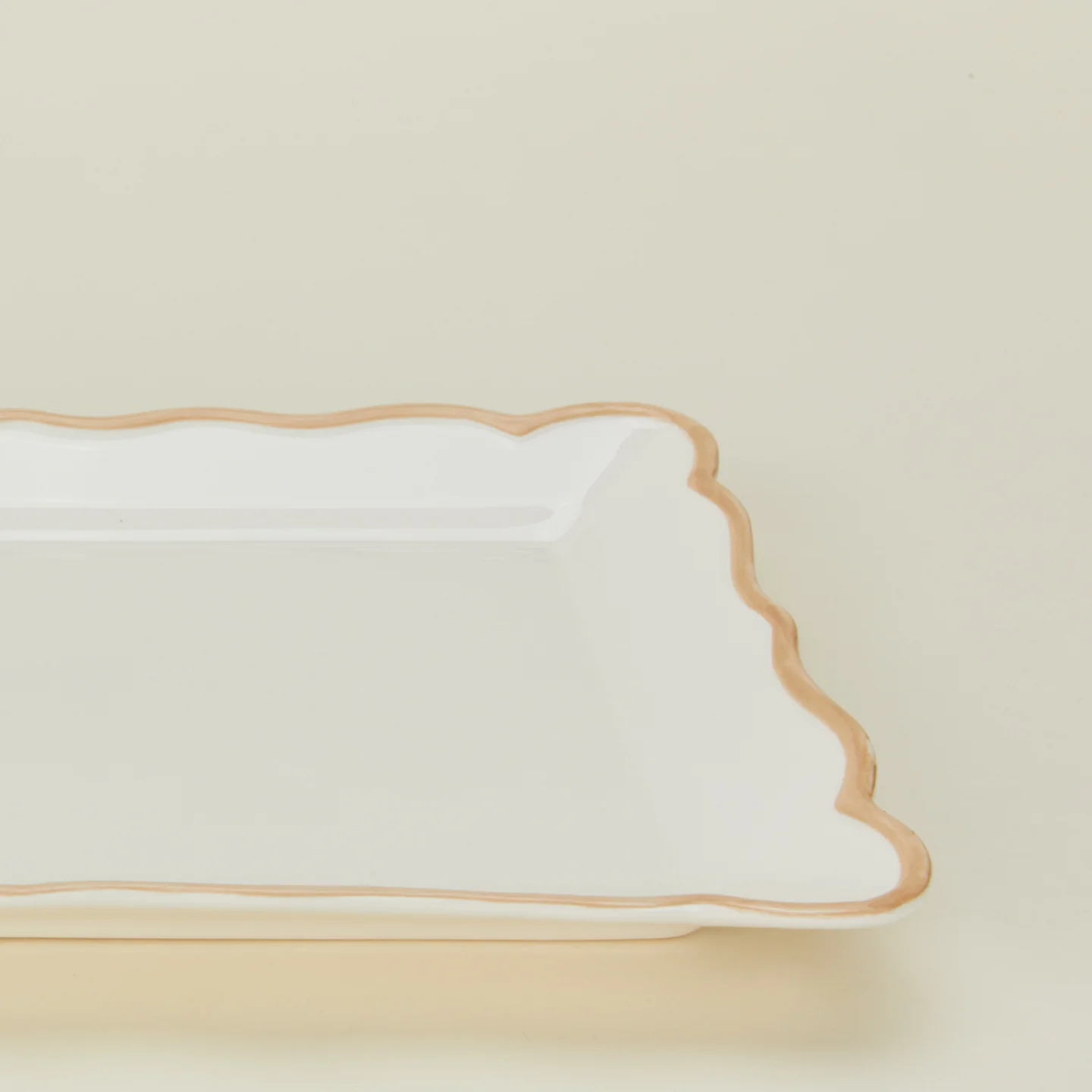 Ogee Edge Rectanglular Platter - Latte - Image 5