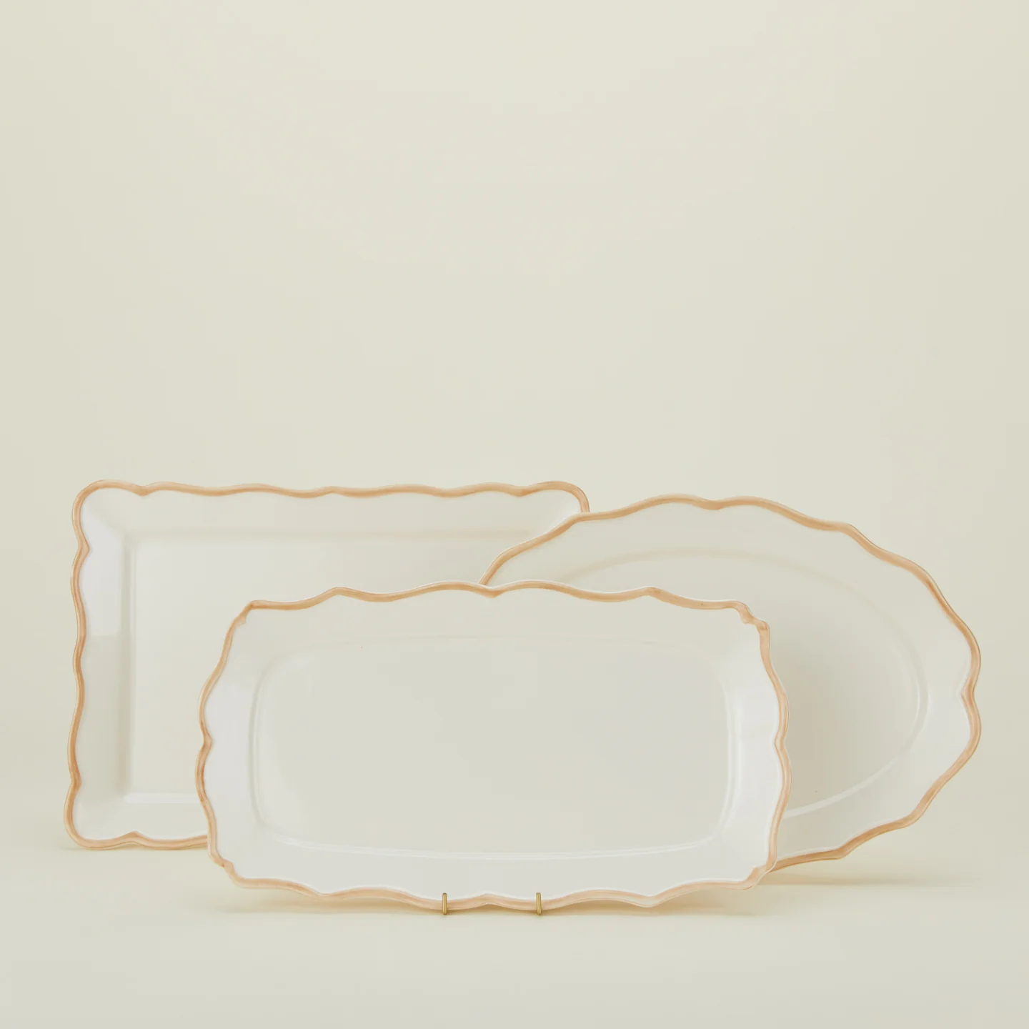 Ogee Edge Rectanglular Platter - Latte - Image 6