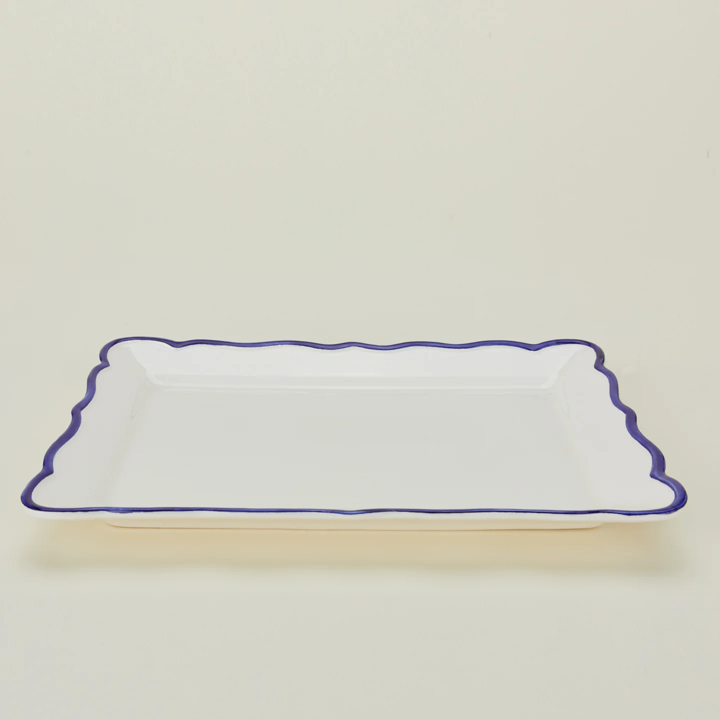 Ogee Edge Rectangular Platter - Blue - Image 4