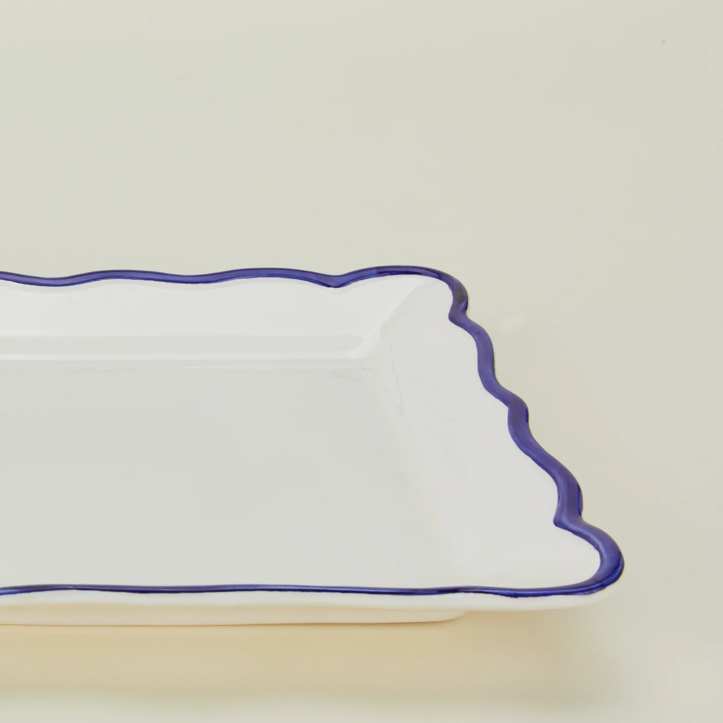 Ogee Edge Rectangular Platter - Blue - Image 5