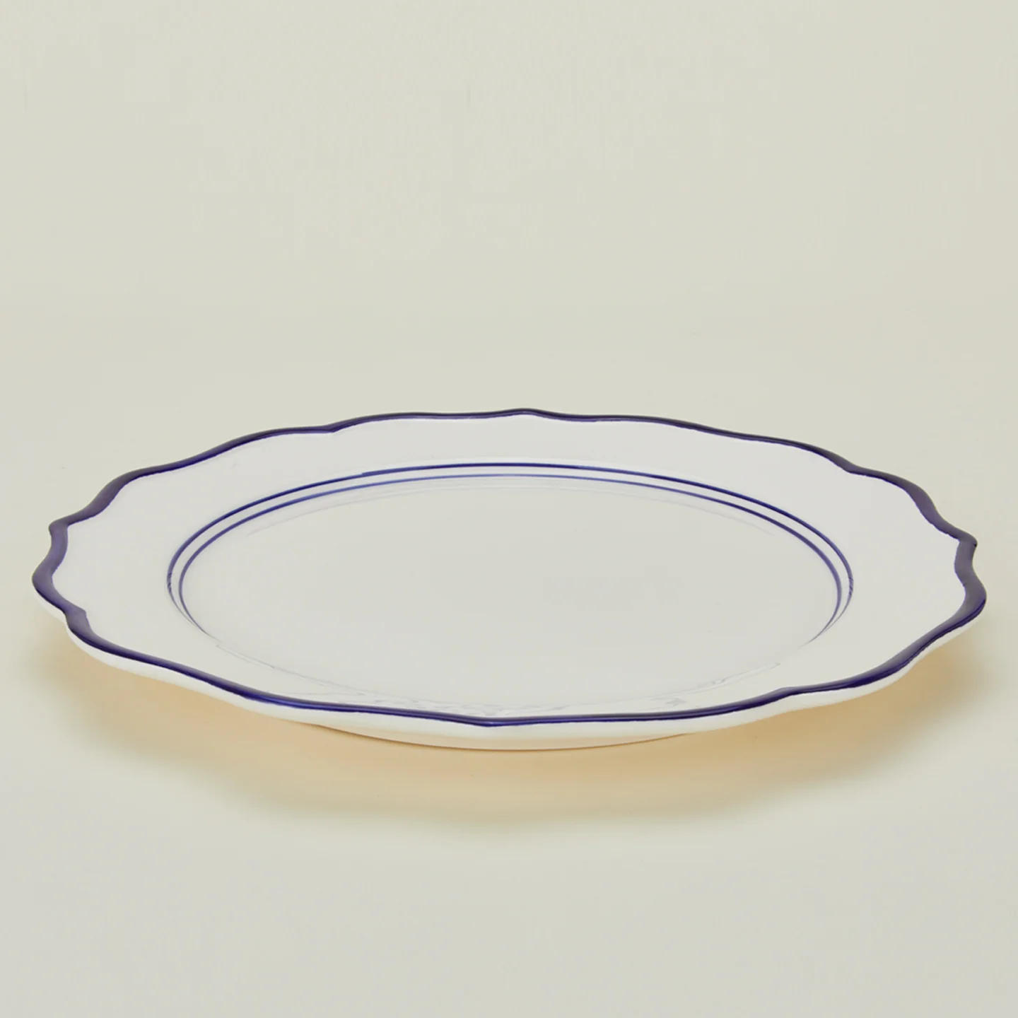Ogee Edge Round Platter - Blue - Image 4