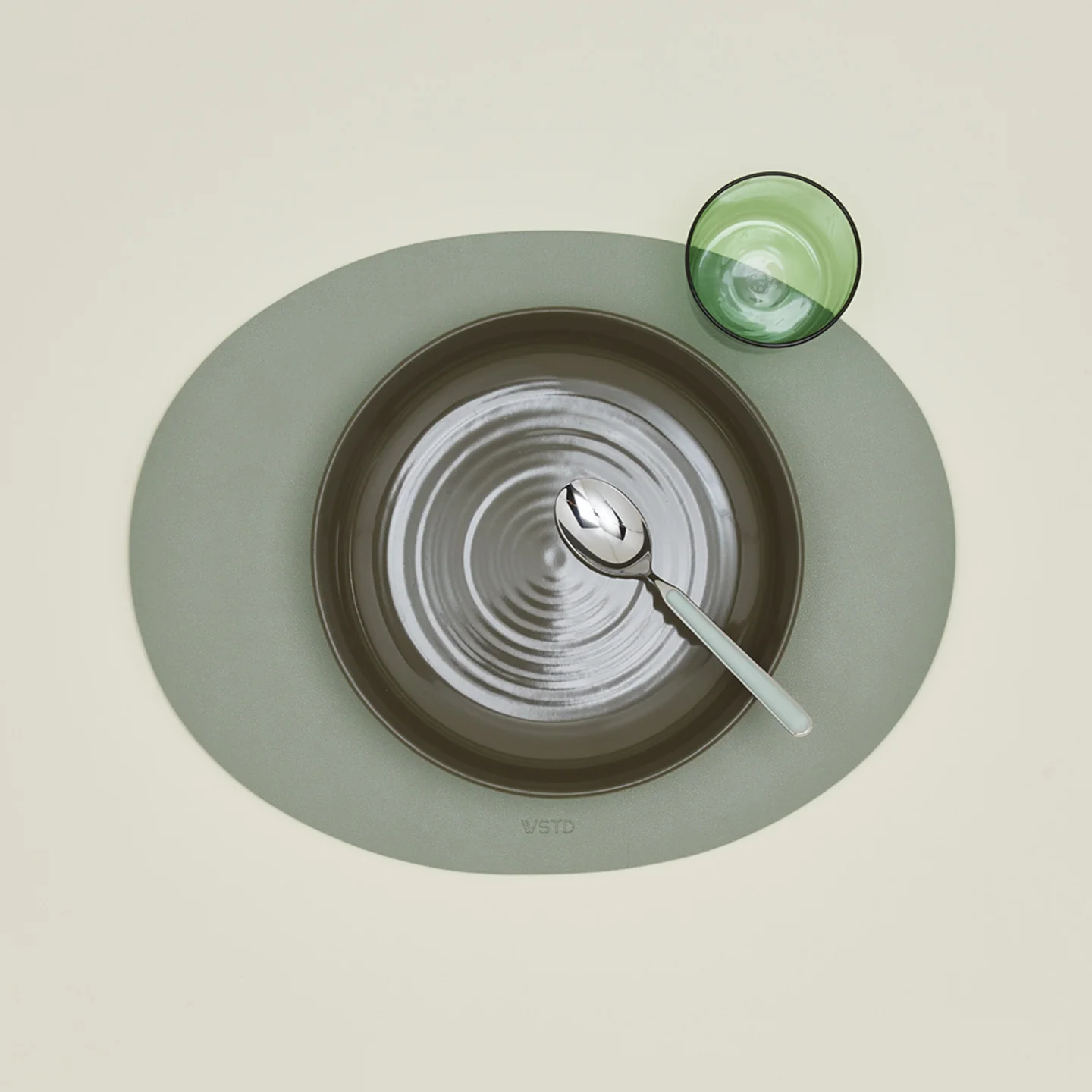 Oval Placemat - Sage - Image 2