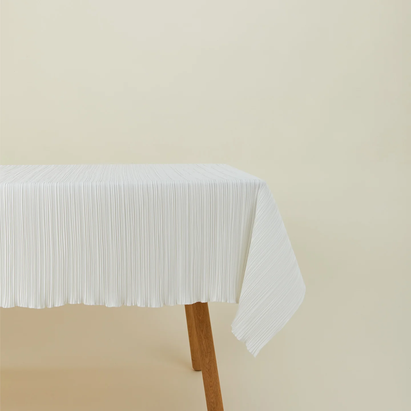 Pleated Tablecloth - Ivory