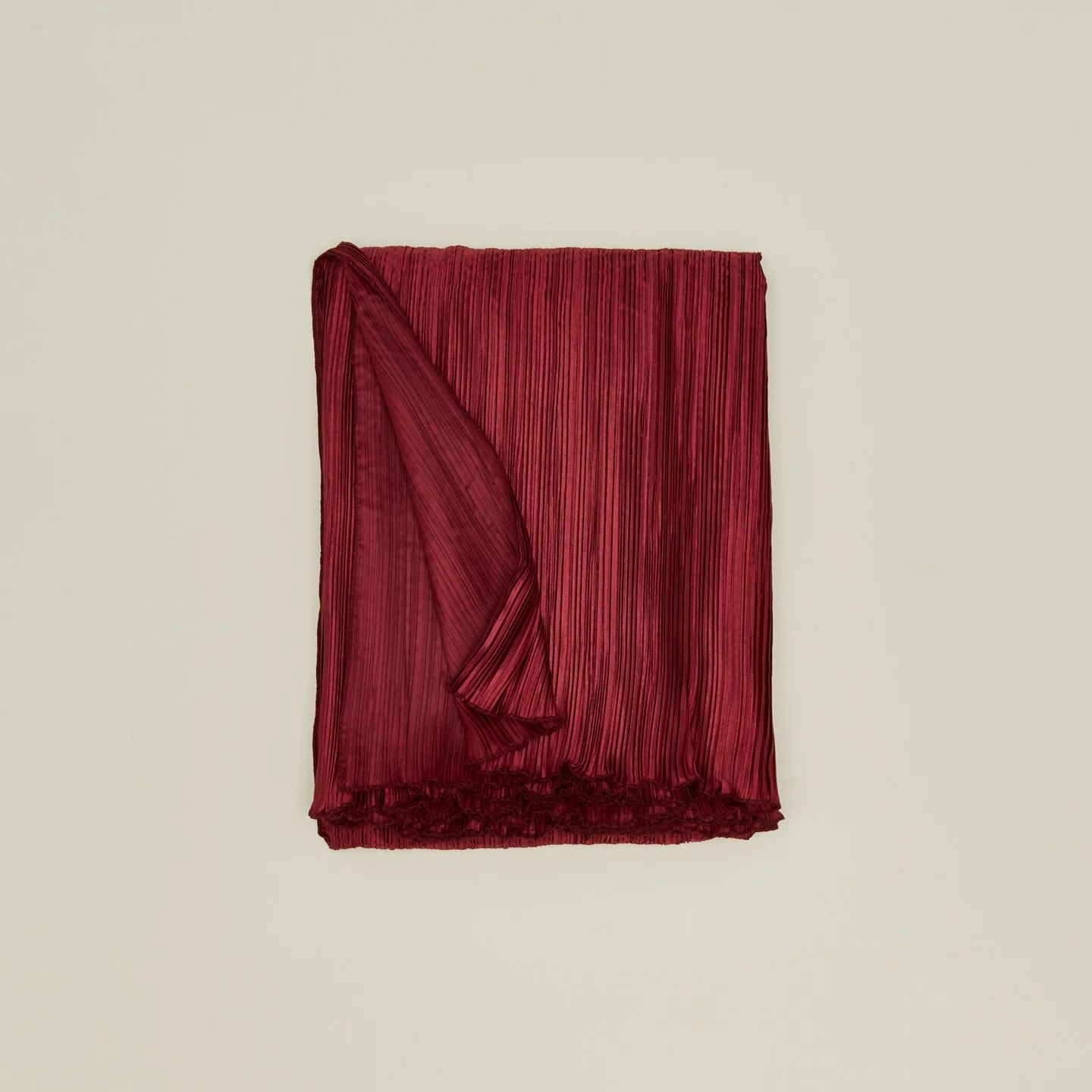 Pleated Tablecloth - Red - Image 3