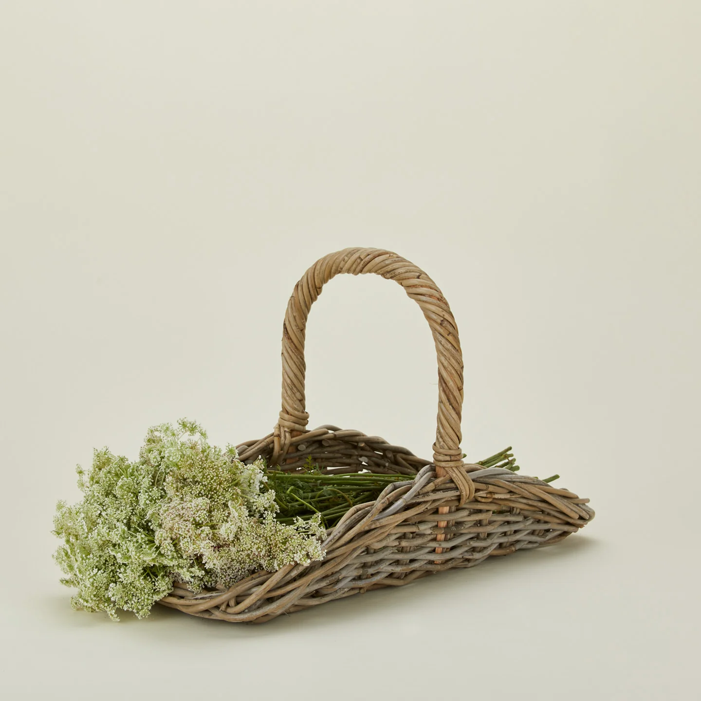 Rattan Garden Trug Basket - Image 2