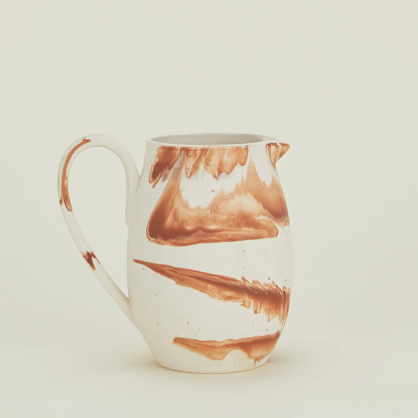 Marbled Stoneware Pitcher