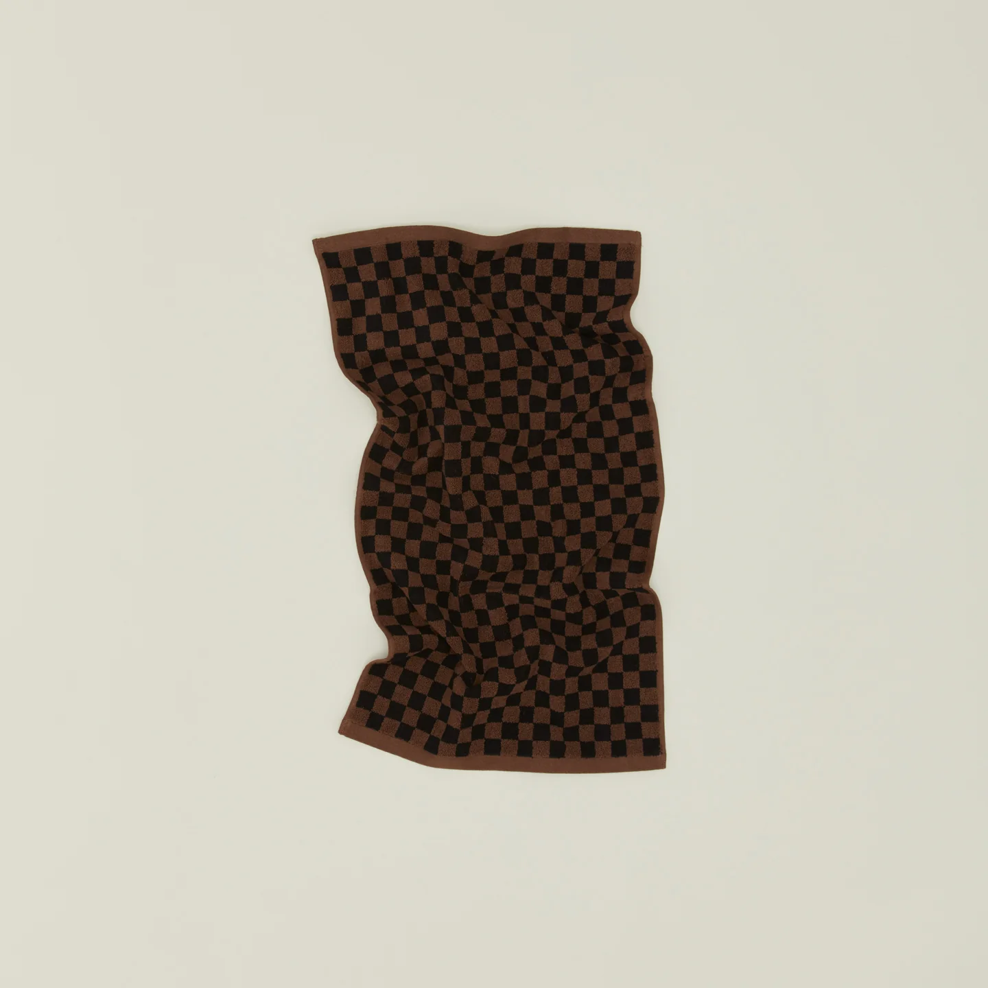 Roman Check Towel - Brown - Image 3