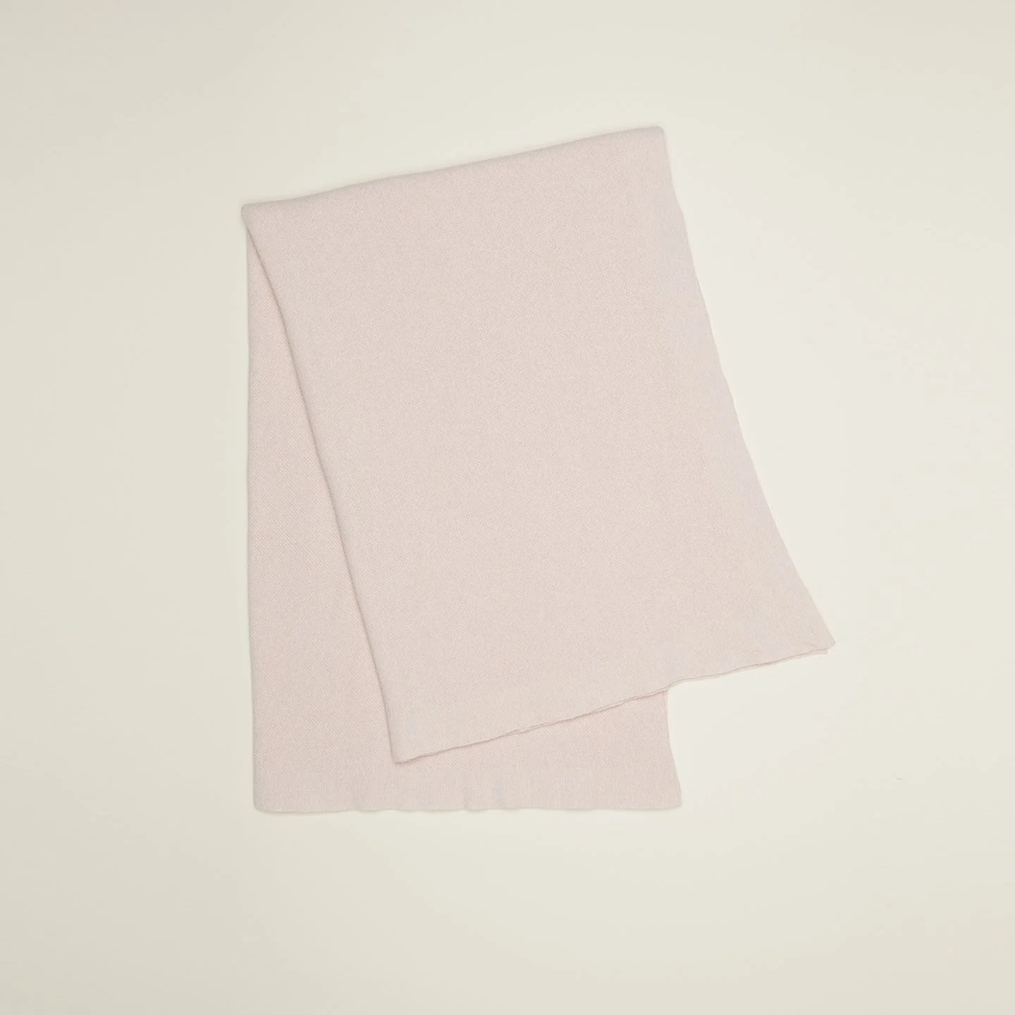 Simple Knit Oversized Throw - Blush