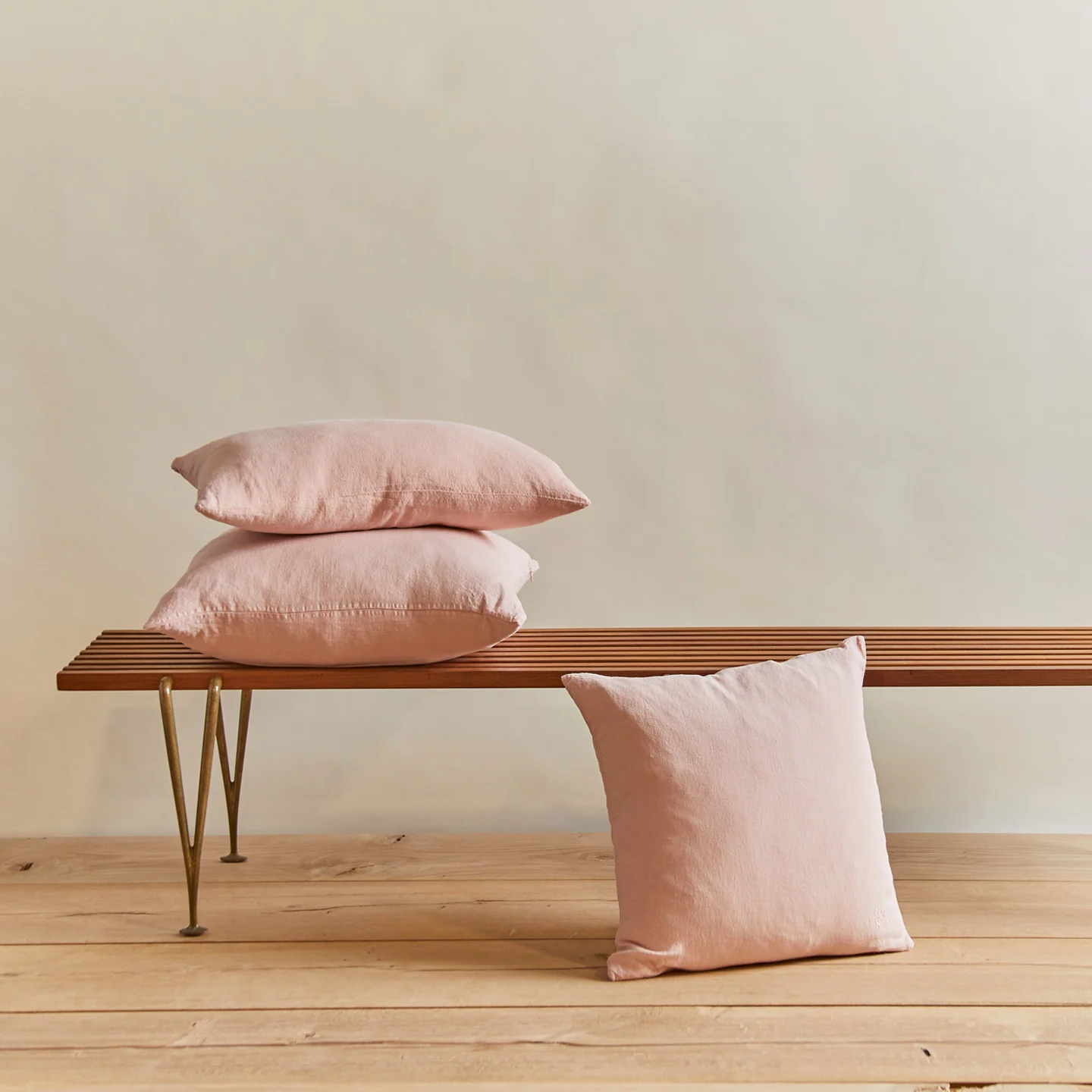 Simple Linen 12x22 Pillow - Blush - Image 5