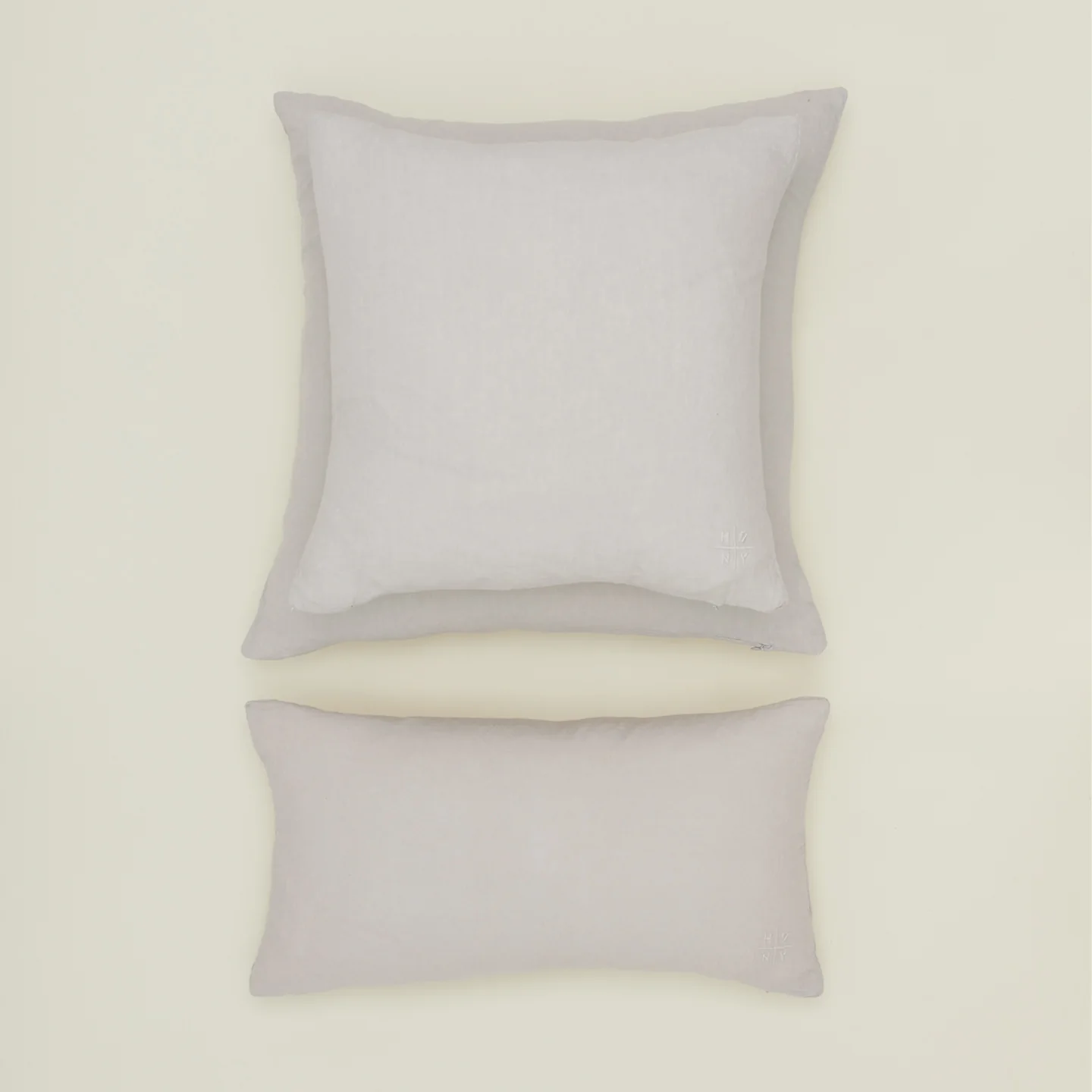 Simple Linen 12x22 Pillow - Light Grey - Image 2